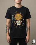 Trippy Sun T Shirt | Celestial Sun Graphic Tee | Retro 70s Shirt | Cosmic Boho Shirt | Psychedelic Festival Shirt | Hippie Sun Gift