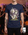 Spooky Graveyard T Shirt | Ghost Halloween Shirt | Full Moon Graphic Tee | Haunted Cemetery Shirt | Vintage Halloween Tee | Unisex Gift