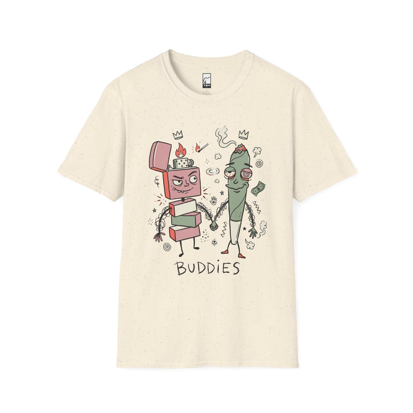 Stoner Buddies Shirt | Funny 420 Tee | Smoke Buddy T Shirt | Trippy Stoner Graphic Tee | High Vibes Graphic Tee | Stoner Lover Gift