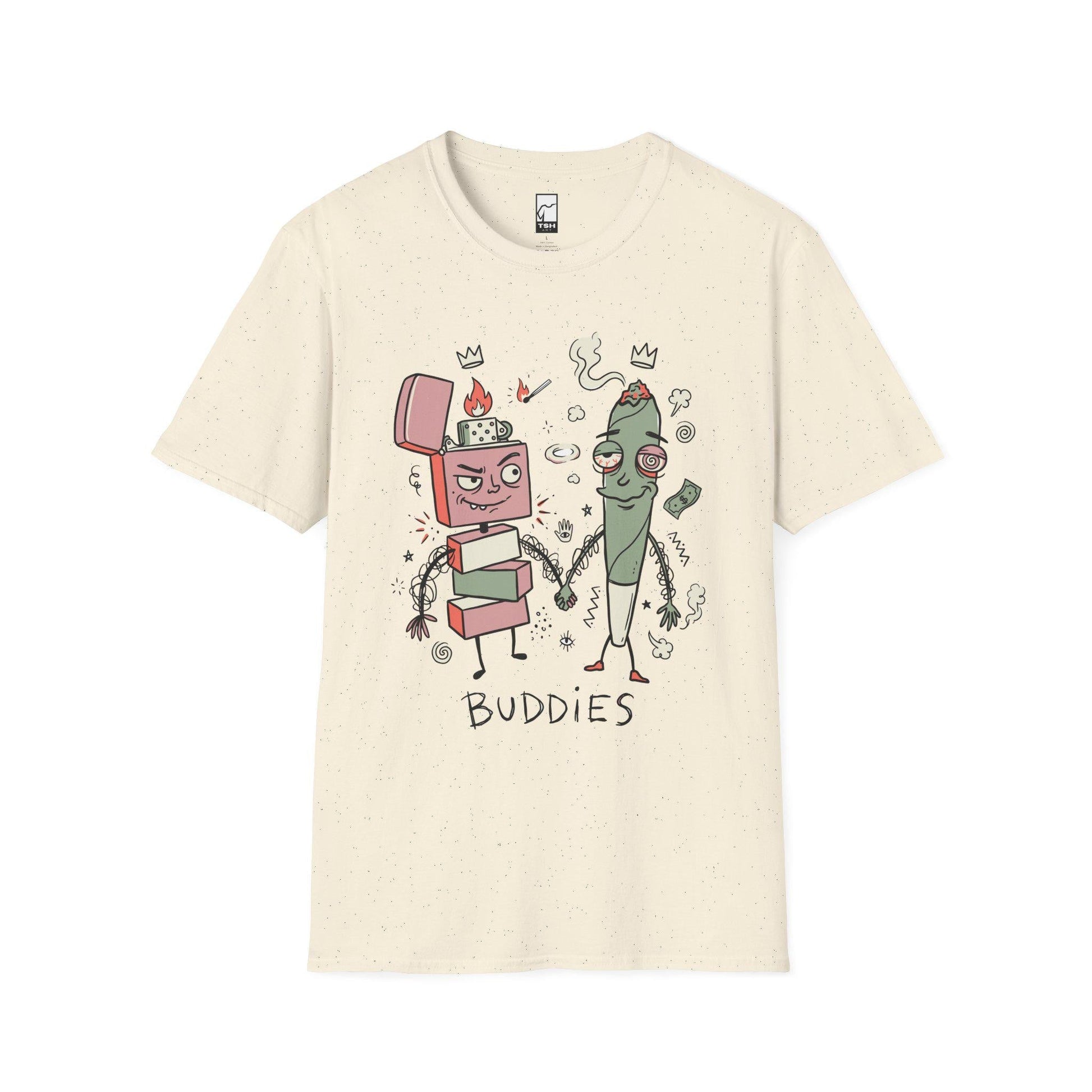 Stoner Buddies Shirt | Funny 420 Tee | Smoke Buddy T Shirt | Trippy Stoner Graphic Tee | High Vibes Graphic Tee | Stoner Lover Gift