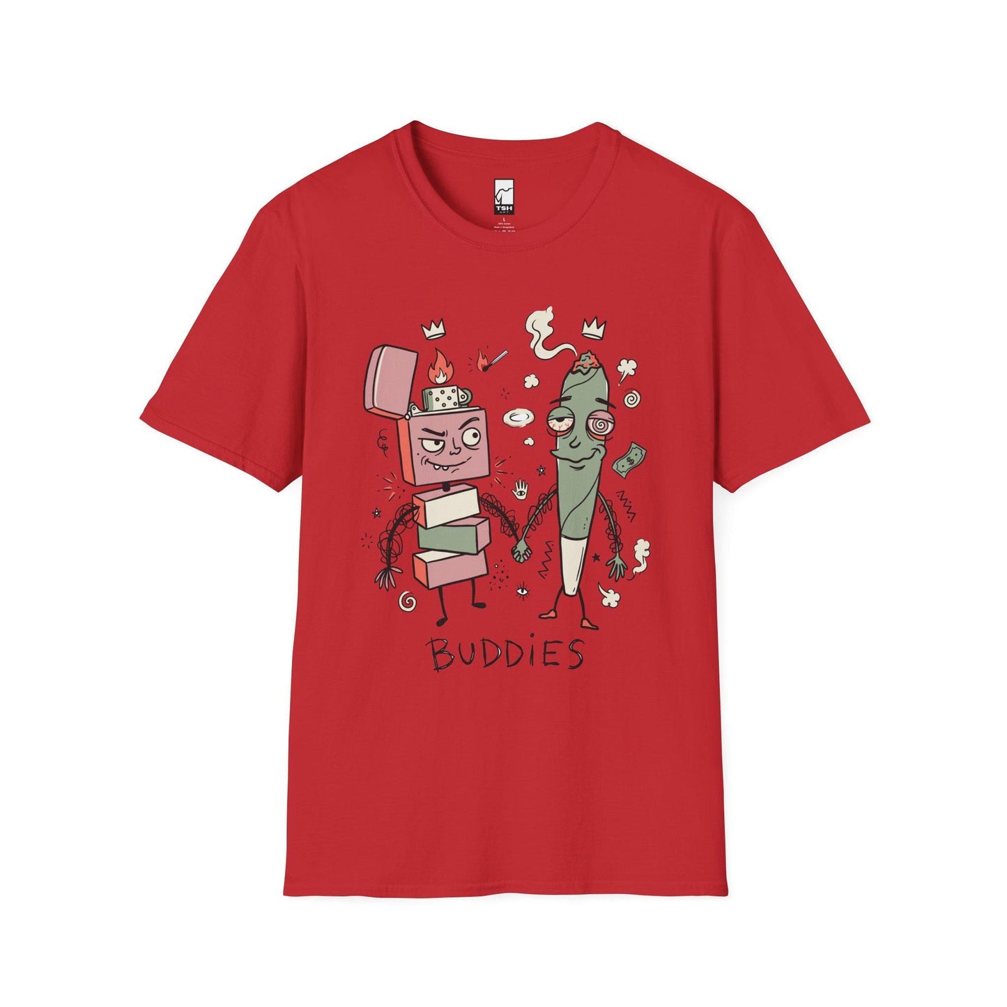 Stoner Buddies Shirt | Funny 420 Tee | Smoke Buddy T Shirt | Trippy Stoner Graphic Tee | High Vibes Graphic Tee | Stoner Lover Gift