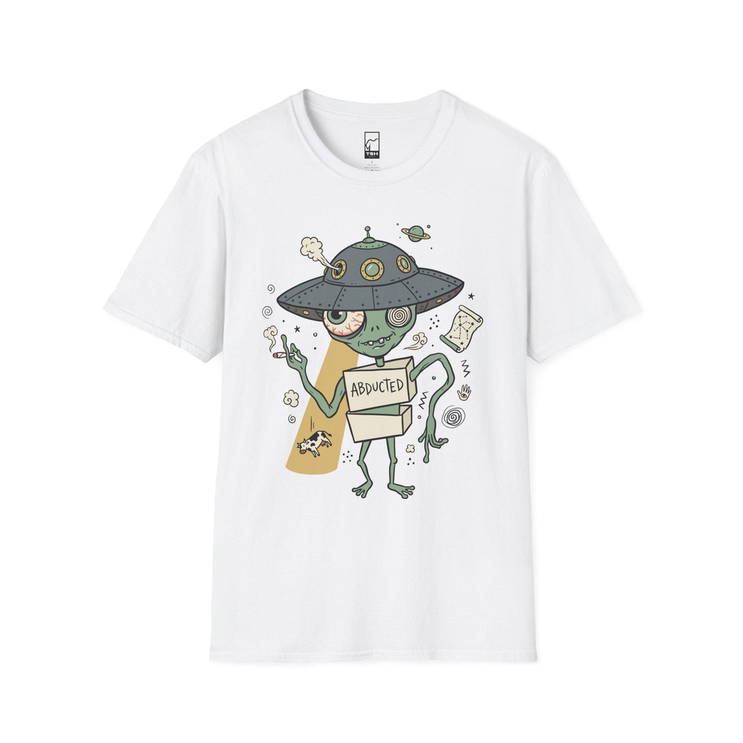 Alien Shirt | Funny UFO Tee | Retro Sci Fi T Shirt | Area 51 Graphic Tee | Abduction Shirt | Alien Lover Gift