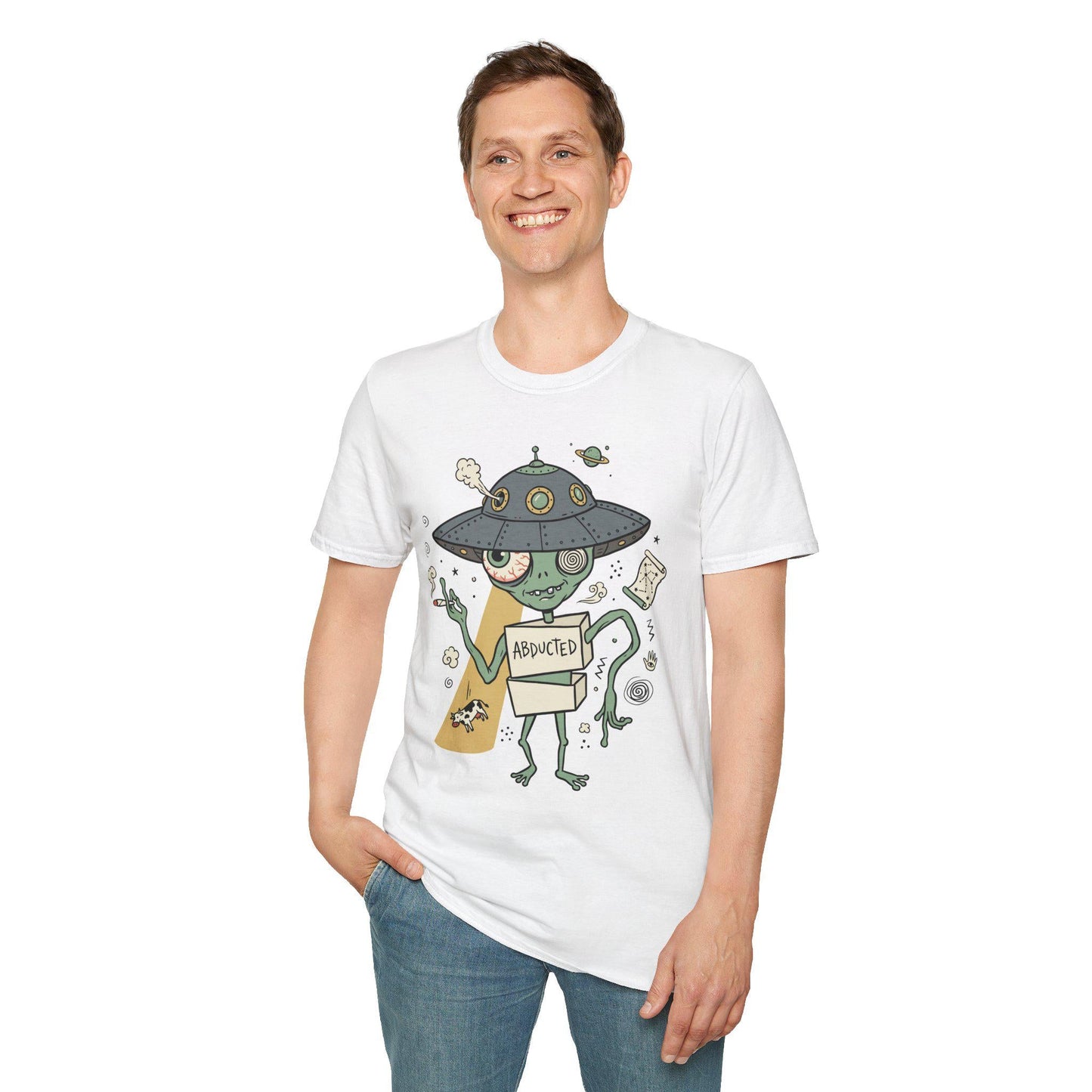 Alien Shirt | Funny UFO Tee | Retro Sci Fi T Shirt | Area 51 Graphic Tee | Abduction Shirt | Alien Lover Gift