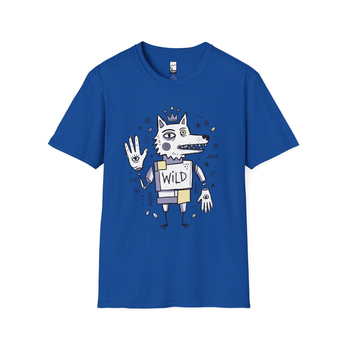 Wolf Shirt | Boho Folk Art Tee | Mystical Wolf T Shirt | Lowbrow Spirit Animal Tee | Wild Wolf Shirt | Spirit Animal Gift