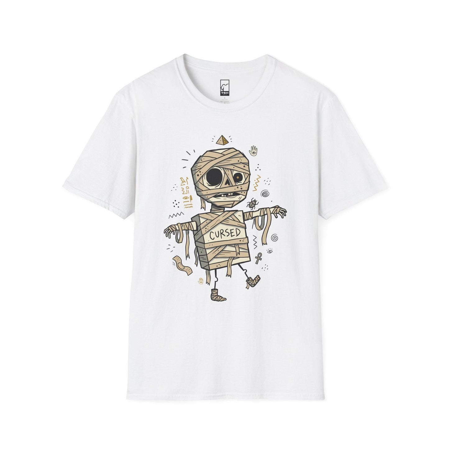 Funny Mummy T-Shirt | Egyptian Mummy Shirt | Halloween Graphic Tee | Cute Monster T Shirt | Vintage Horror Tee | Unisex Halloween Gift