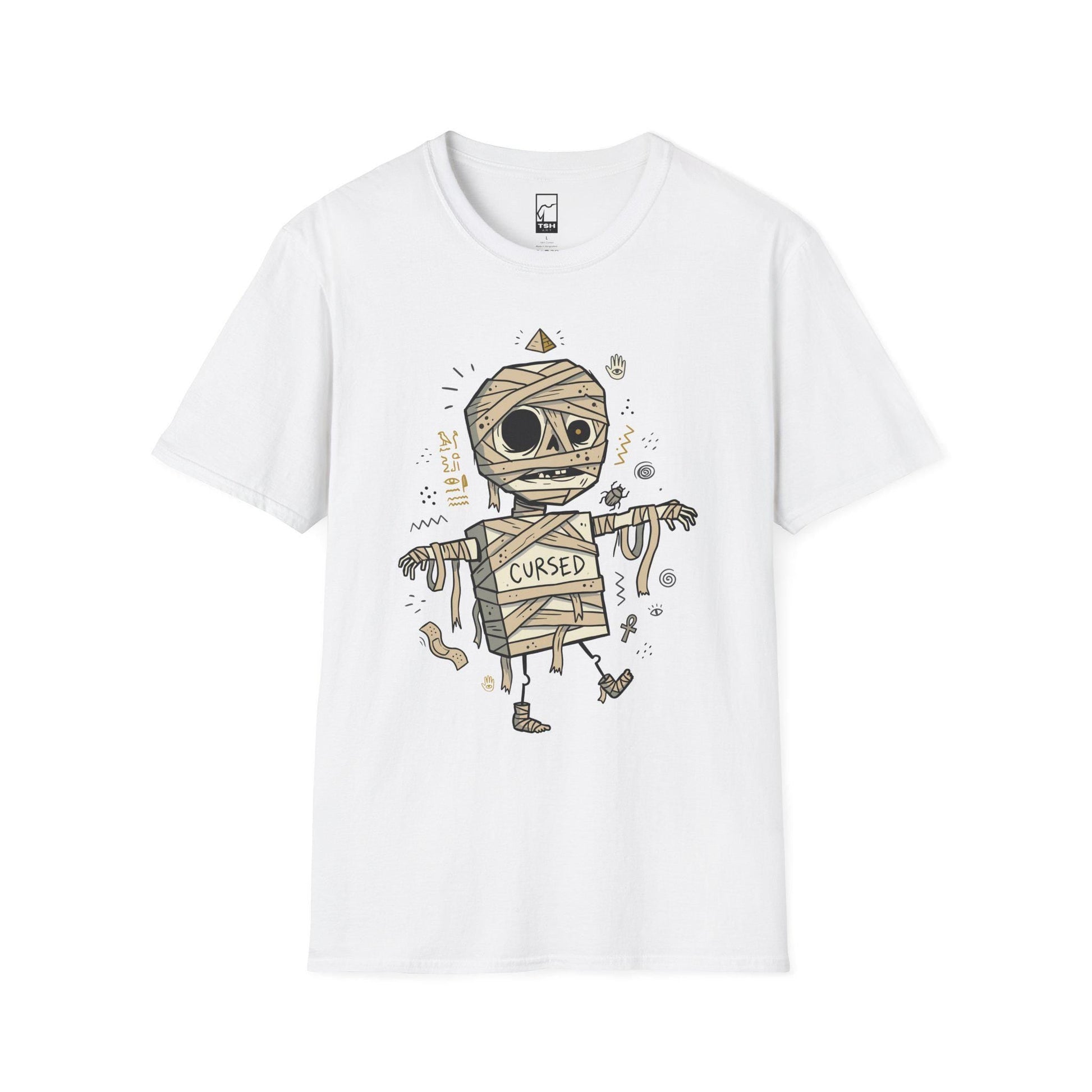 Funny Mummy T-Shirt | Egyptian Mummy Shirt | Halloween Graphic Tee | Cute Monster T Shirt | Vintage Horror Tee | Unisex Halloween Gift