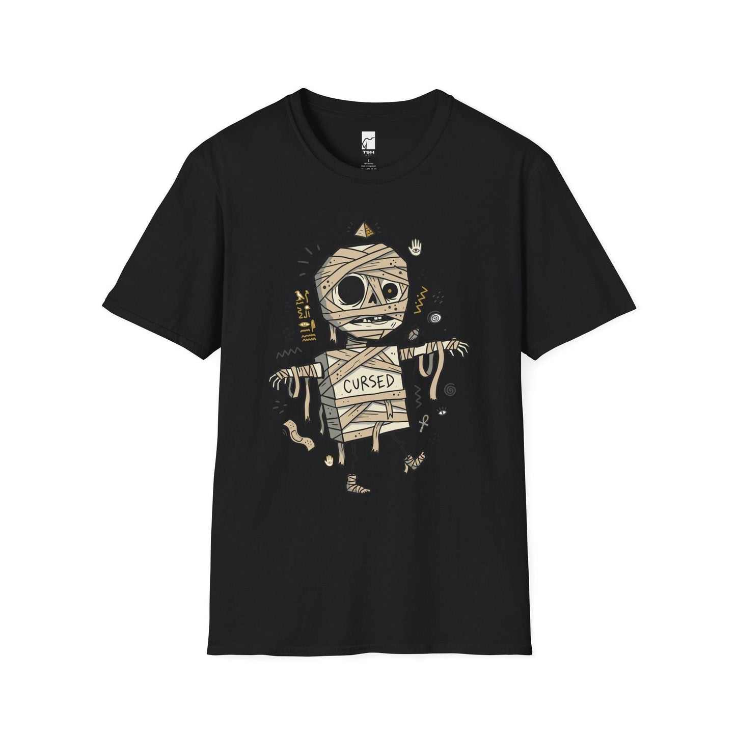 Funny Mummy T-Shirt | Egyptian Mummy Shirt | Halloween Graphic Tee | Cute Monster T Shirt | Vintage Horror Tee | Unisex Halloween Gift