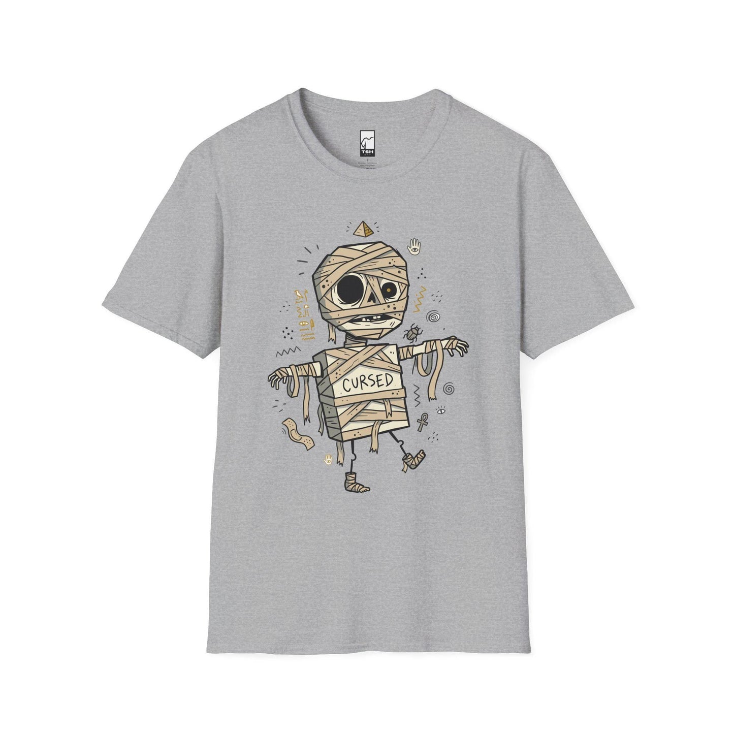 Funny Mummy T-Shirt | Egyptian Mummy Shirt | Halloween Graphic Tee | Cute Monster T Shirt | Vintage Horror Tee | Unisex Halloween Gift