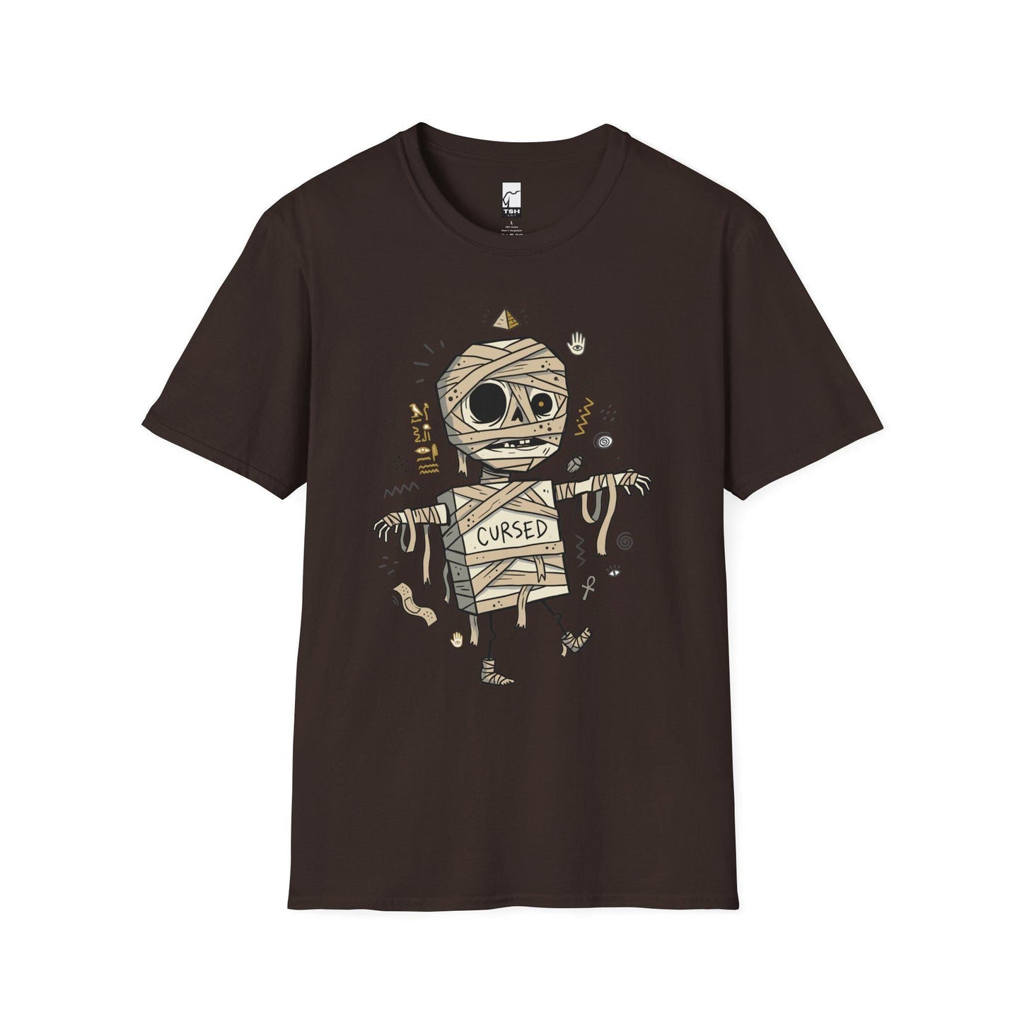 Funny Mummy T-Shirt | Egyptian Mummy Shirt | Halloween Graphic Tee | Cute Monster T Shirt | Vintage Horror Tee | Unisex Halloween Gift