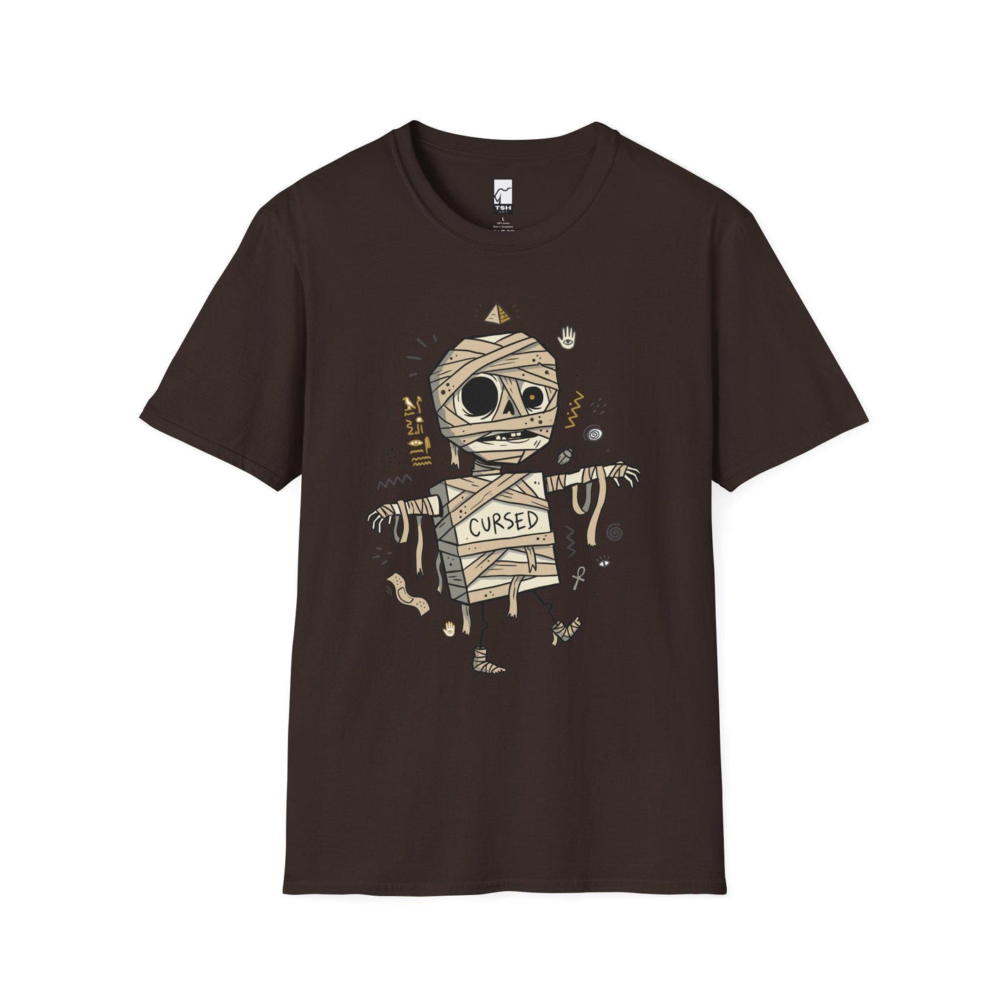 Funny Mummy T-Shirt | Egyptian Mummy Shirt | Halloween Graphic Tee | Cute Monster T Shirt | Vintage Horror Tee | Unisex Halloween Gift