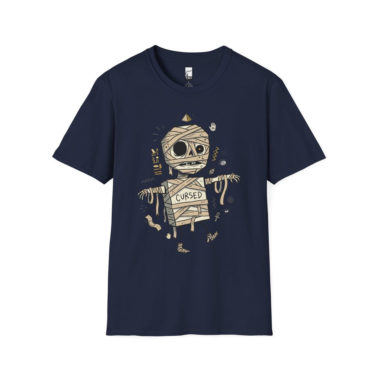 Funny Mummy T-Shirt | Egyptian Mummy Shirt | Halloween Graphic Tee | Cute Monster T Shirt | Vintage Horror Tee | Unisex Halloween Gift