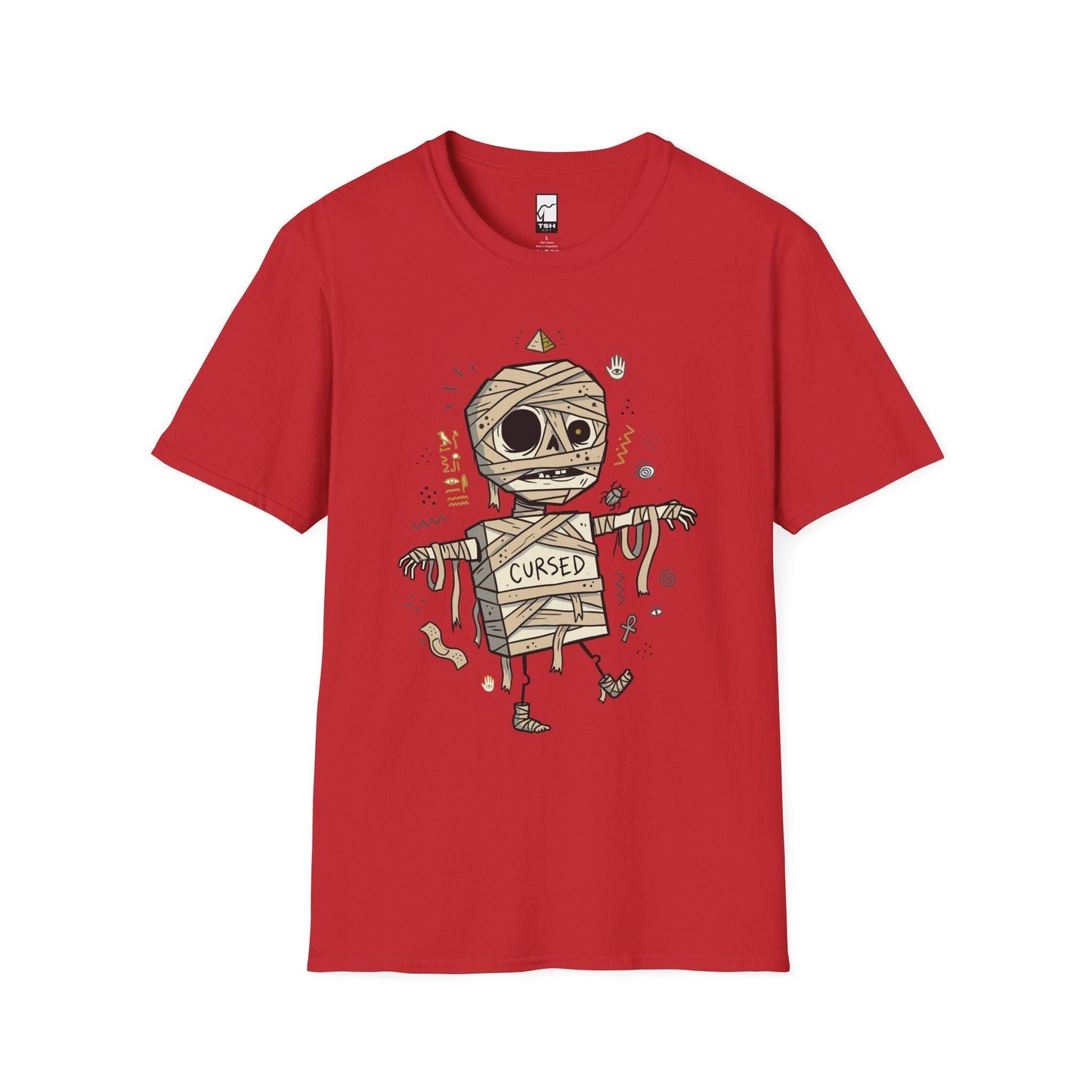 Funny Mummy T-Shirt | Egyptian Mummy Shirt | Halloween Graphic Tee | Cute Monster T Shirt | Vintage Horror Tee | Unisex Halloween Gift