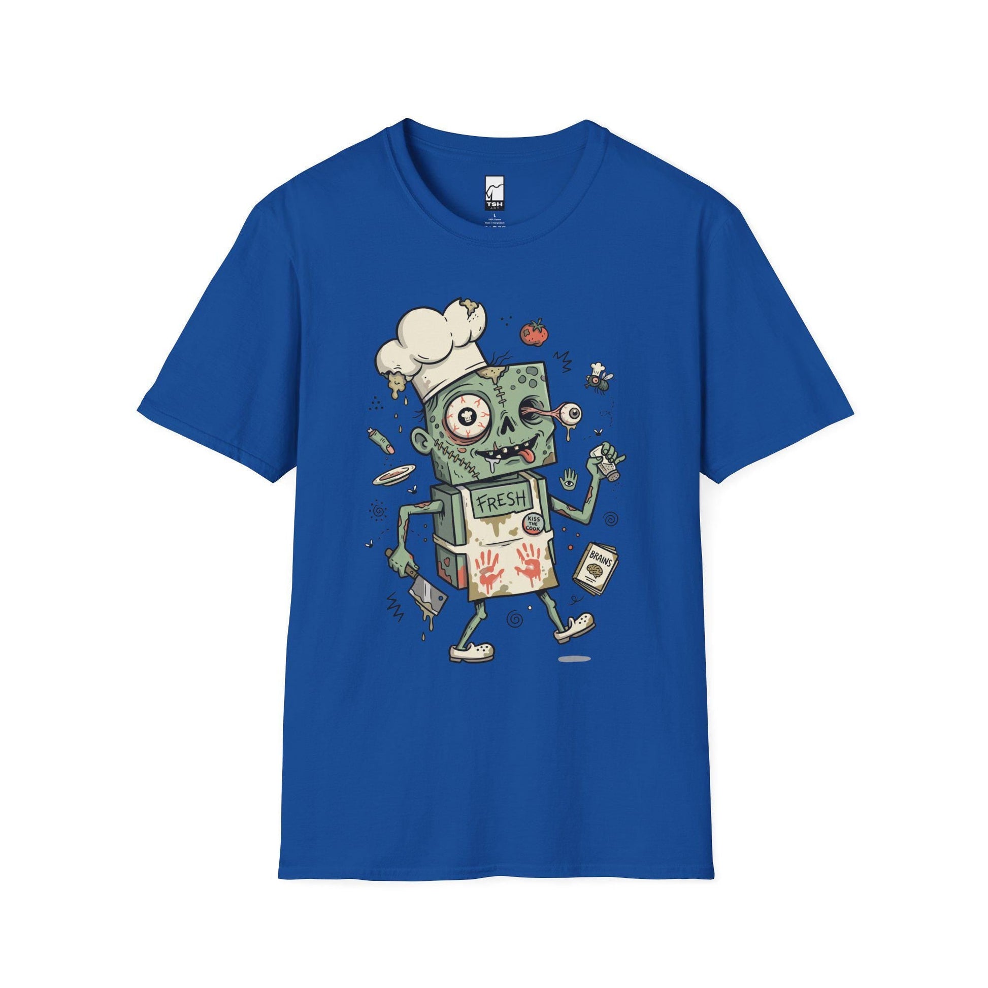 Zombie Chef T-Shirt | Funny Horror Cooking Shirt | Halloween Graphic Tee | Spooky Foodie Shirt | Zombie Cook Tee | Unisex Halloween Gift