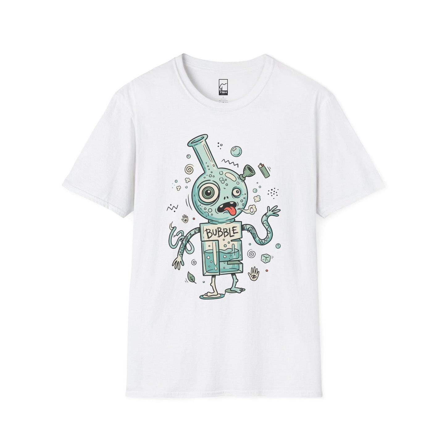 Stoner Shirt | Bubble 420 Tee | Funny Stoner T Shirt | Trippy Smoke Graphic Tee | High Vibes Shirt | Stoner Lover Gift