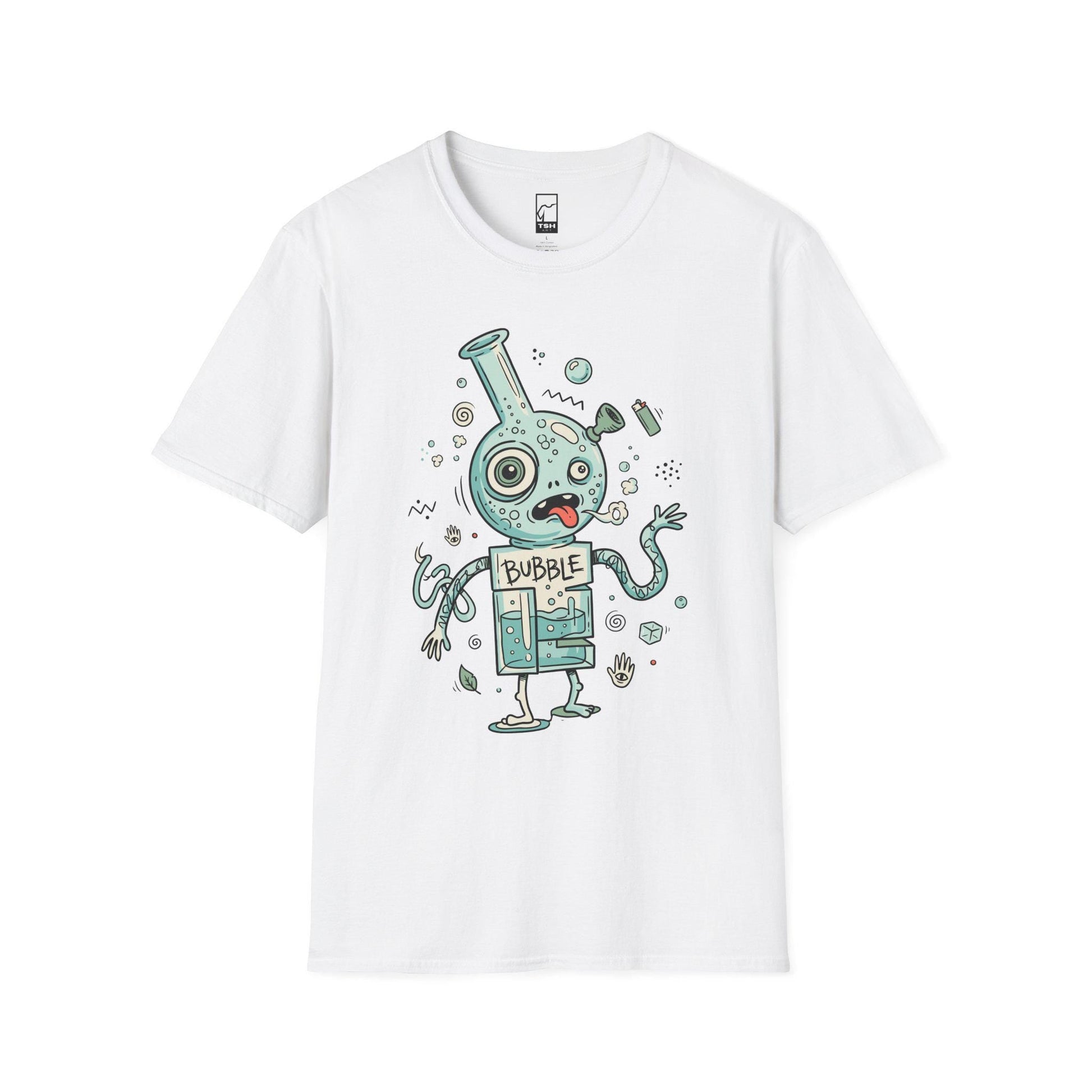 Stoner Shirt | Bubble 420 Tee | Funny Stoner T Shirt | Trippy Smoke Graphic Tee | High Vibes Shirt | Stoner Lover Gift