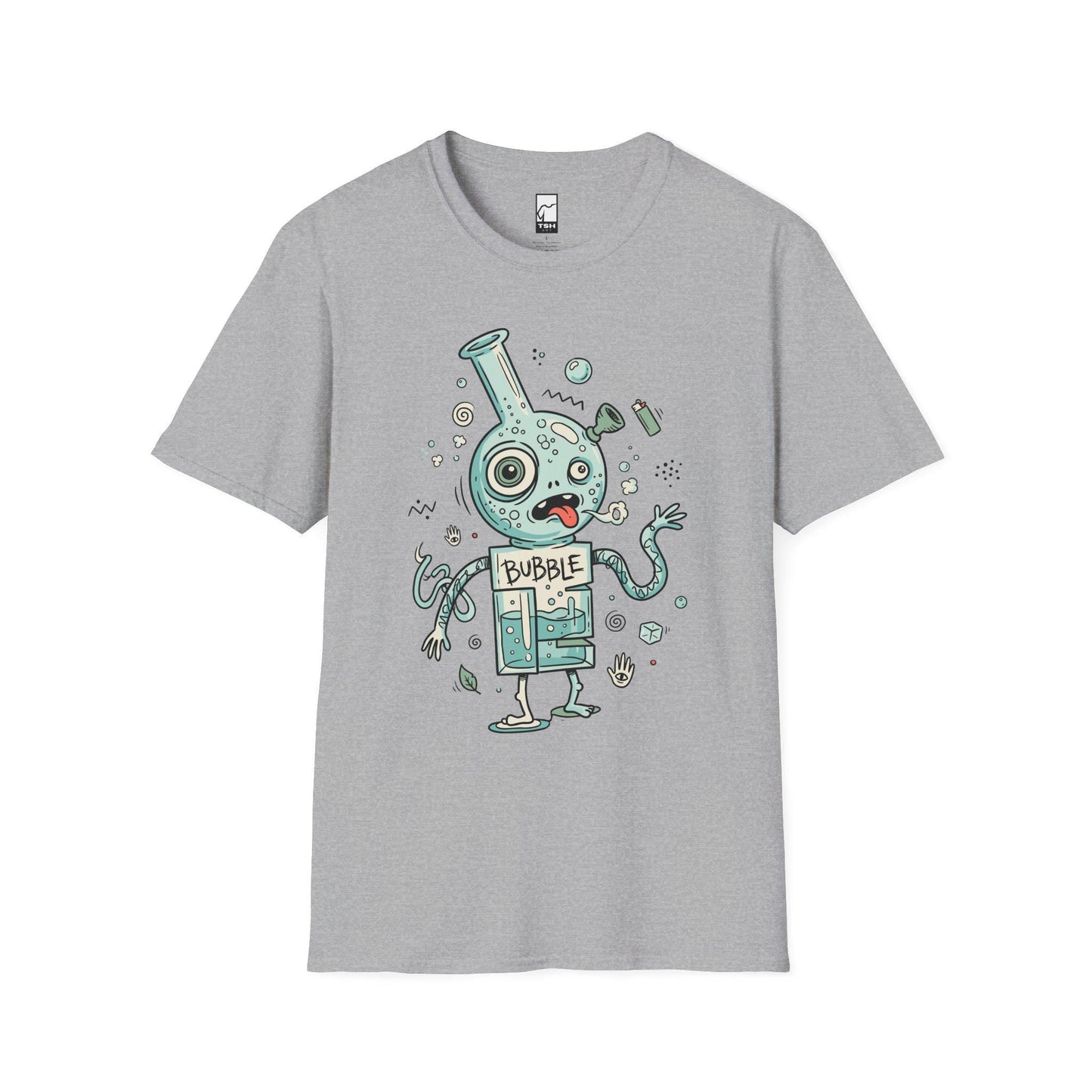 Stoner Shirt | Bubble 420 Tee | Funny Stoner T Shirt | Trippy Smoke Graphic Tee | High Vibes Shirt | Stoner Lover Gift