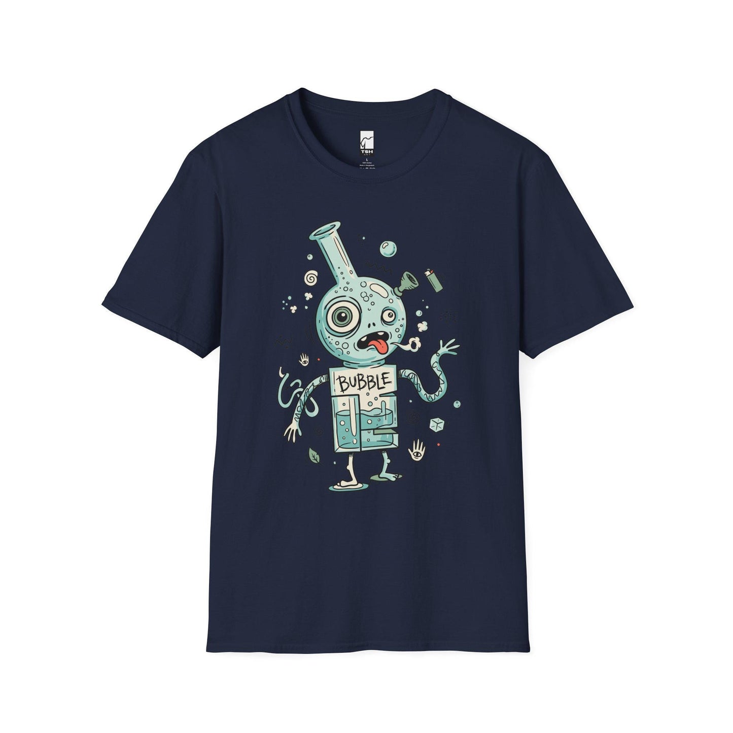 Stoner Shirt | Bubble 420 Tee | Funny Stoner T Shirt | Trippy Smoke Graphic Tee | High Vibes Shirt | Stoner Lover Gift