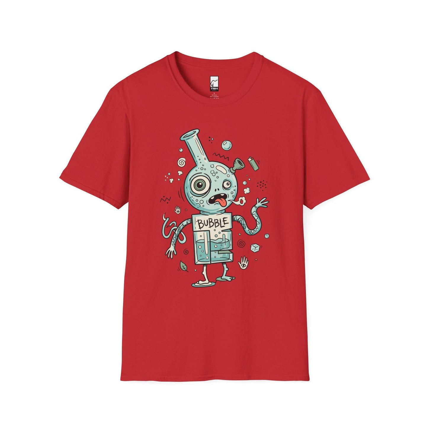 Stoner Shirt | Bubble 420 Tee | Funny Stoner T Shirt | Trippy Smoke Graphic Tee | High Vibes Shirt | Stoner Lover Gift