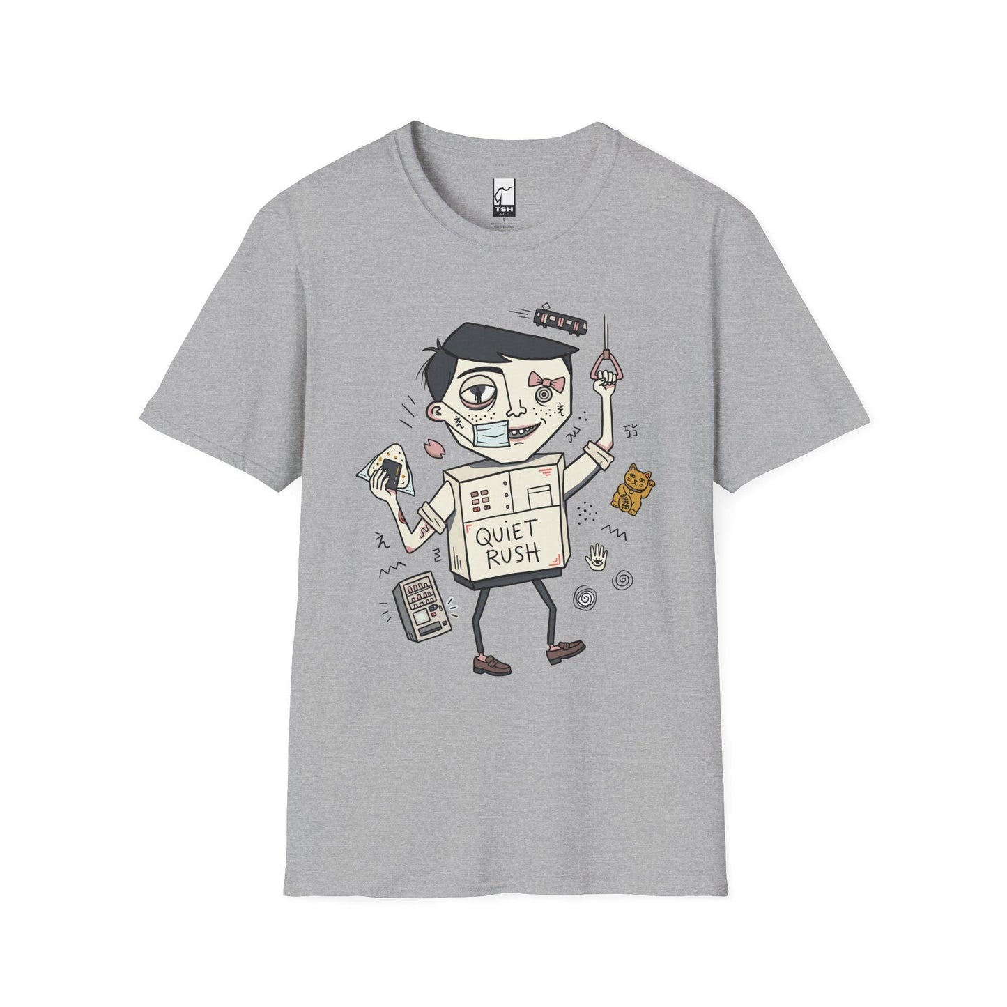 Tokyo Shirt | Urbancore Japan Tee | Japanese Aesthetic T Shirt | Lucky Cat Graphic Tee | Quiet Rush Shirt | Japan Lover Gift