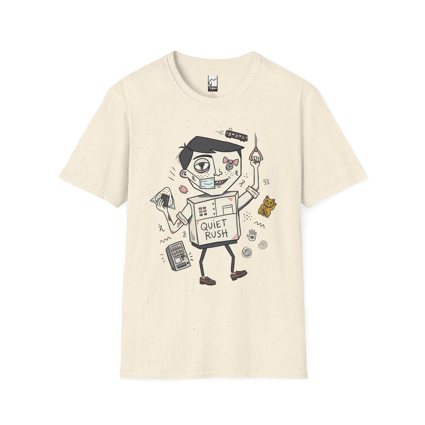 Tokyo Shirt | Urbancore Japan Tee | Japanese Aesthetic T Shirt | Lucky Cat Graphic Tee | Quiet Rush Shirt | Japan Lover Gift