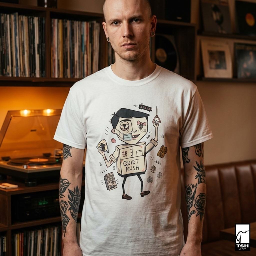 Tokyo Shirt | Urbancore Japan Tee | Japanese Aesthetic T Shirt | Lucky Cat Graphic Tee | Quiet Rush Shirt | Japan Lover Gift