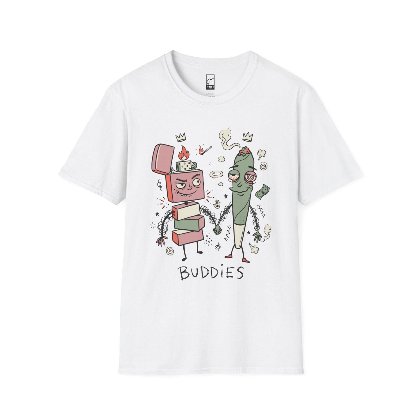 Stoner Buddies Shirt | Funny 420 Tee | Smoke Buddy T Shirt | Trippy Stoner Graphic Tee | High Vibes Graphic Tee | Stoner Lover Gift