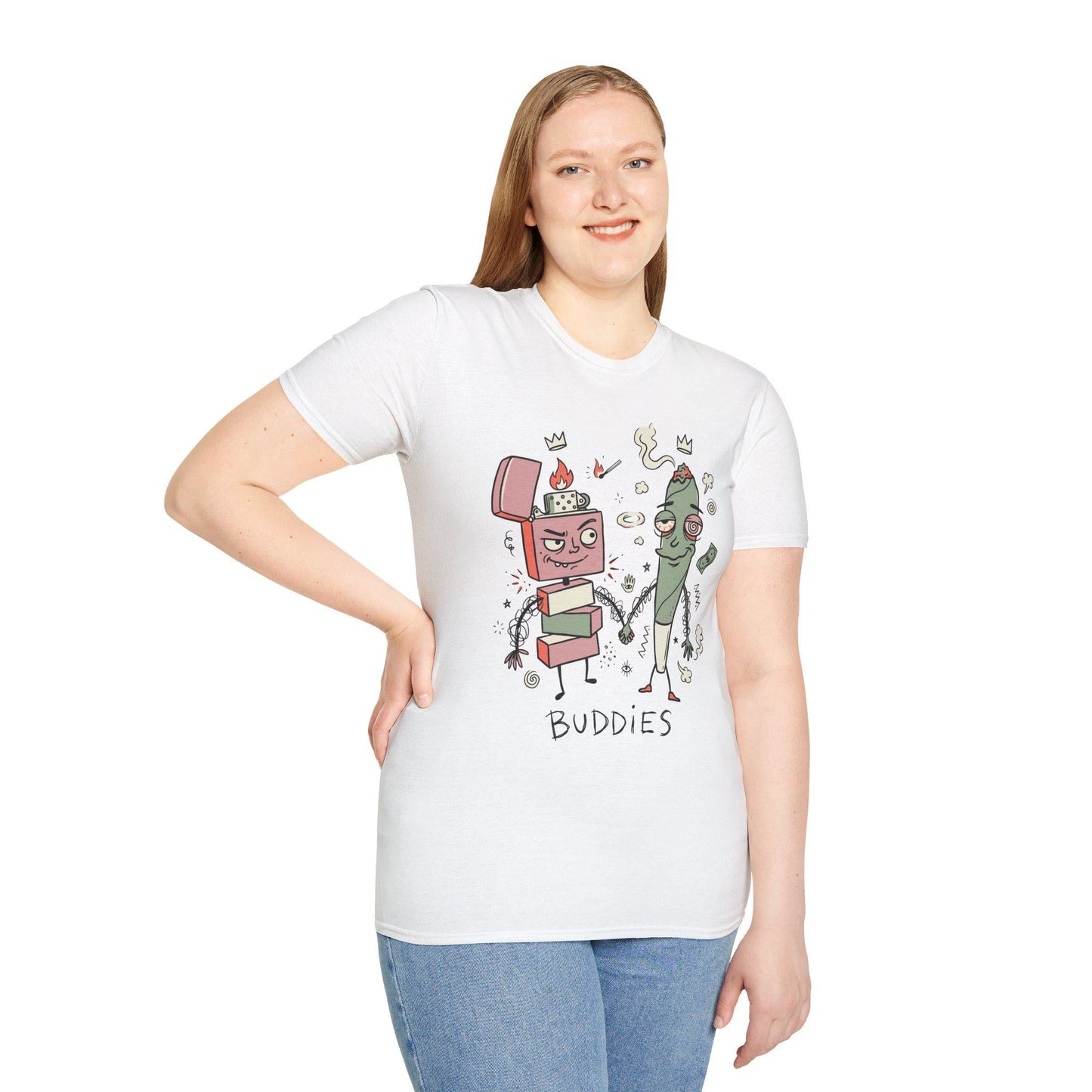 Stoner Buddies Shirt | Funny 420 Tee | Smoke Buddy T Shirt | Trippy Stoner Graphic Tee | High Vibes Graphic Tee | Stoner Lover Gift
