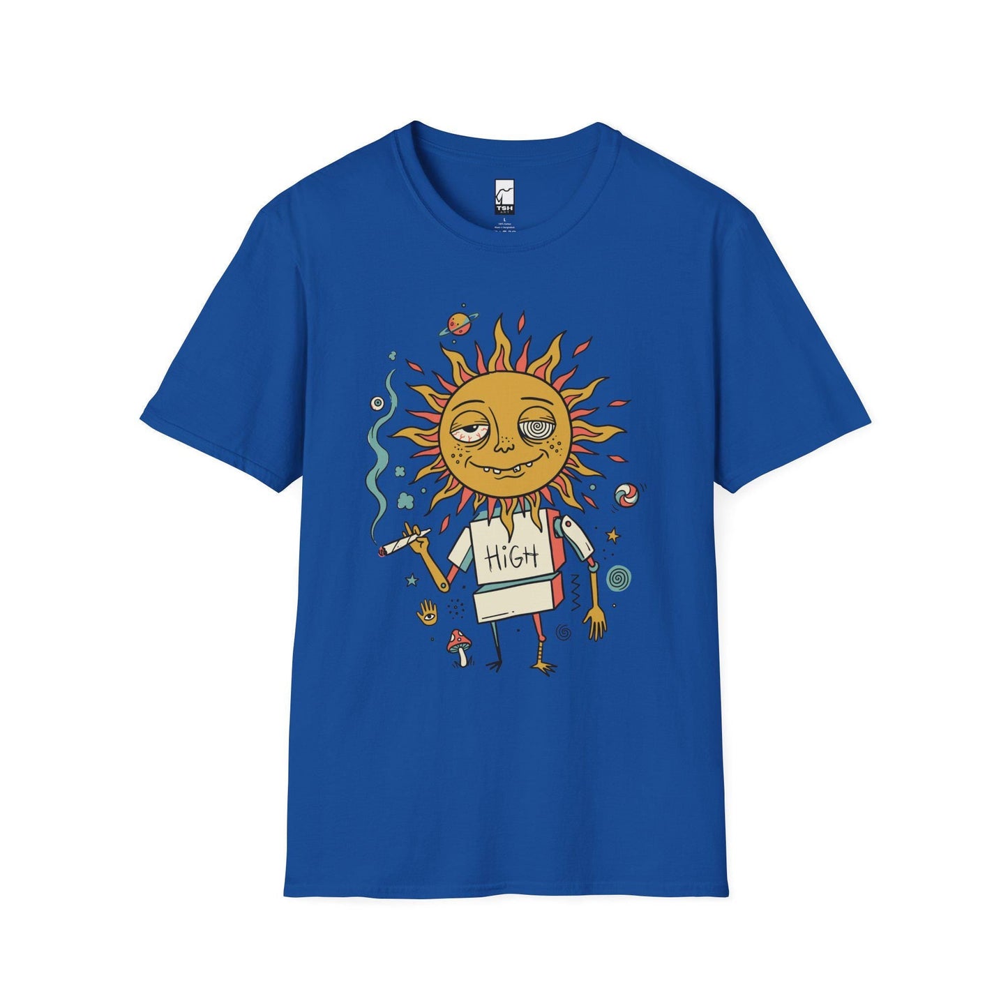 Trippy Sun T Shirt | Celestial Sun Graphic Tee | Retro 70s Shirt | Cosmic Boho Shirt | Psychedelic Festival Shirt | Hippie Sun Gift