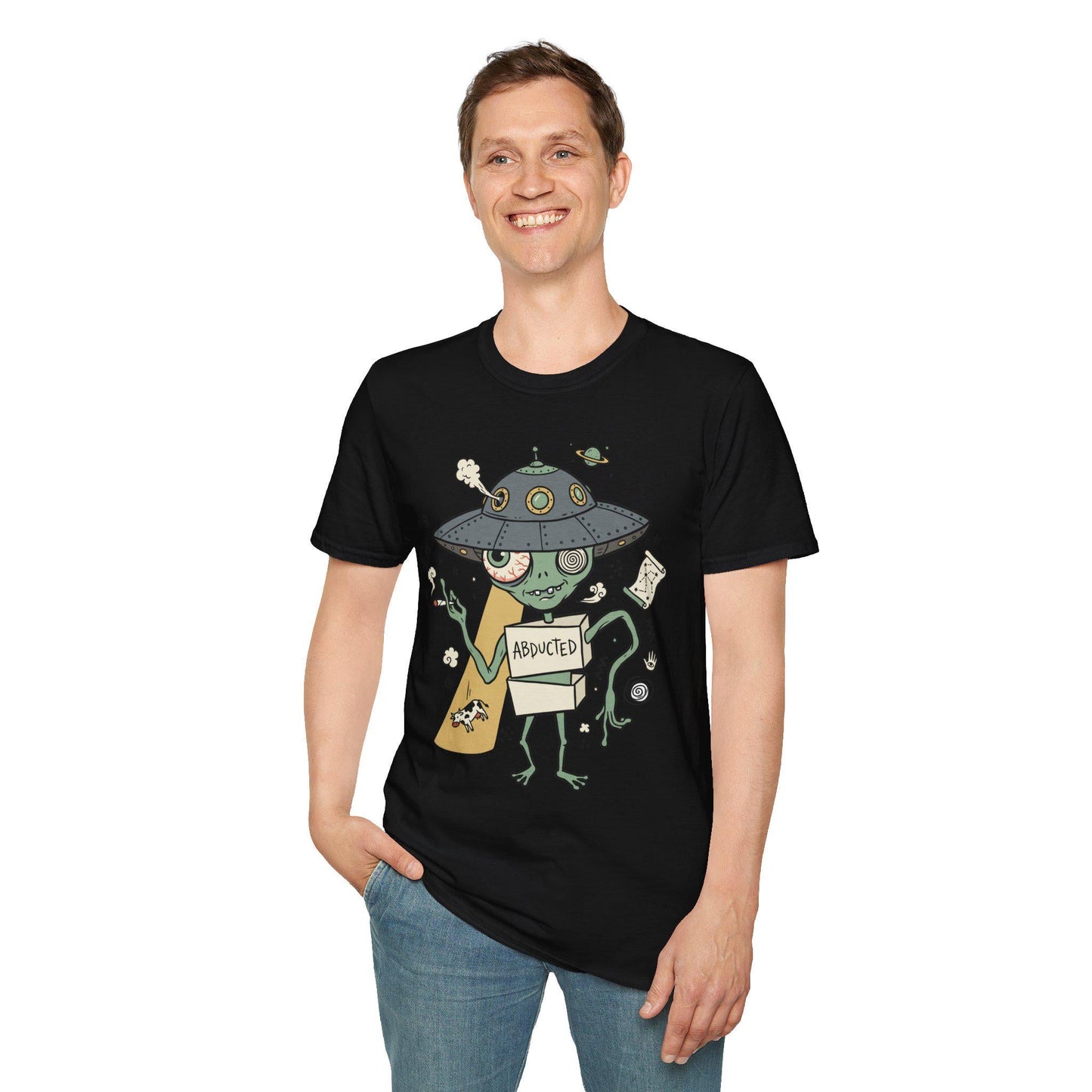 Alien Shirt | Funny UFO Tee | Retro Sci Fi T Shirt | Area 51 Graphic Tee | Abduction Shirt | Alien Lover Gift