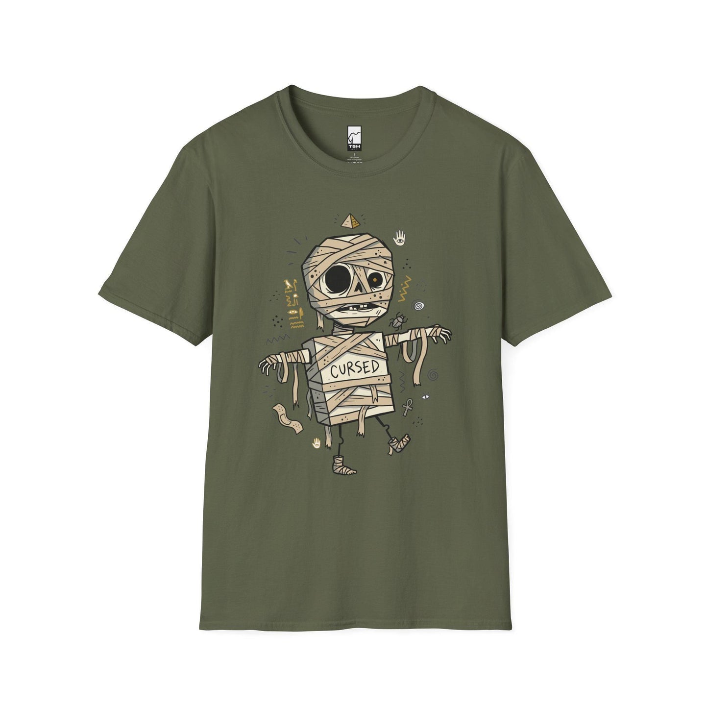 Funny Mummy T-Shirt | Egyptian Mummy Shirt | Halloween Graphic Tee | Cute Monster T Shirt | Vintage Horror Tee | Unisex Halloween Gift