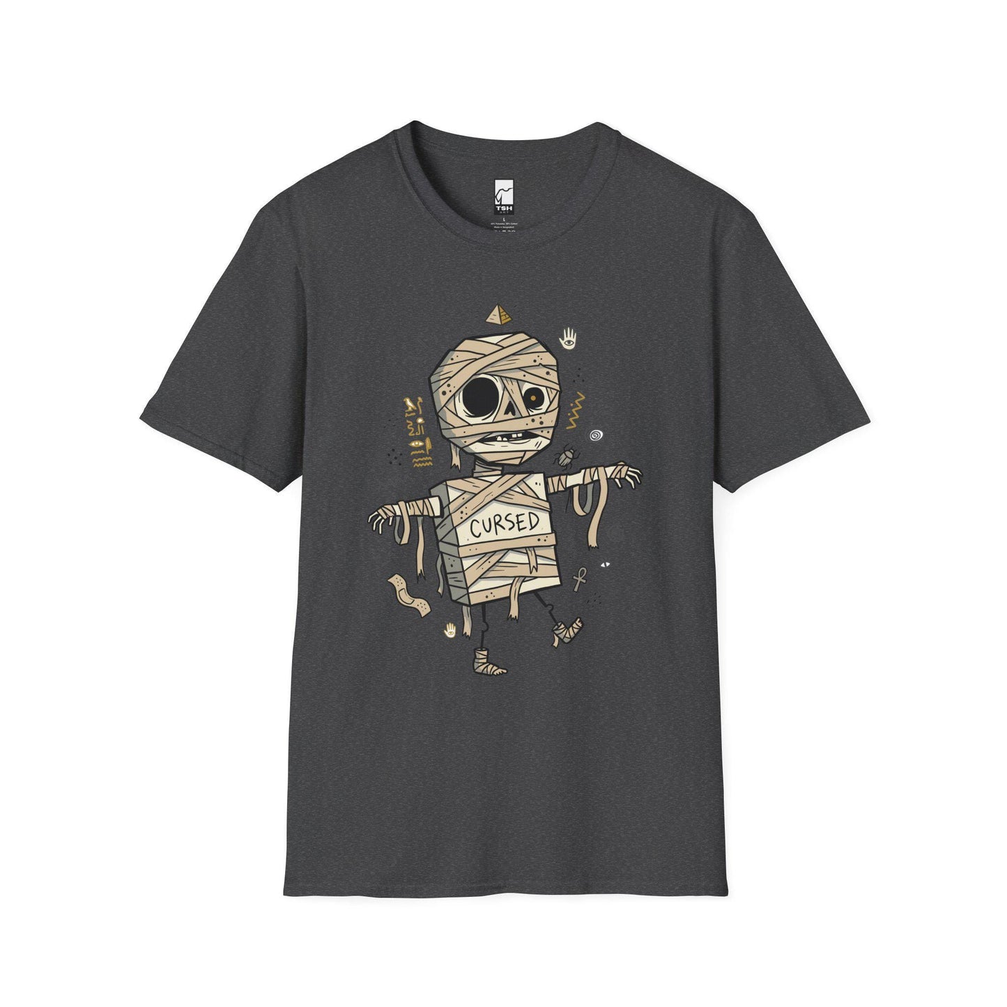 Funny Mummy T-Shirt | Egyptian Mummy Shirt | Halloween Graphic Tee | Cute Monster T Shirt | Vintage Horror Tee | Unisex Halloween Gift