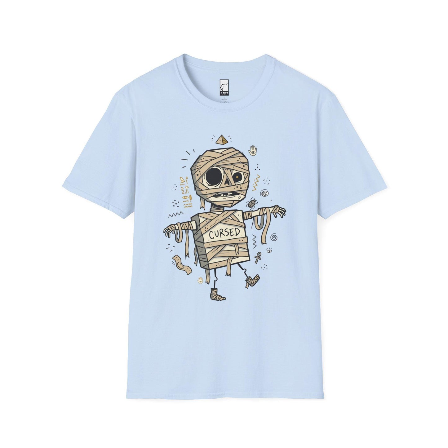 Funny Mummy T-Shirt | Egyptian Mummy Shirt | Halloween Graphic Tee | Cute Monster T Shirt | Vintage Horror Tee | Unisex Halloween Gift