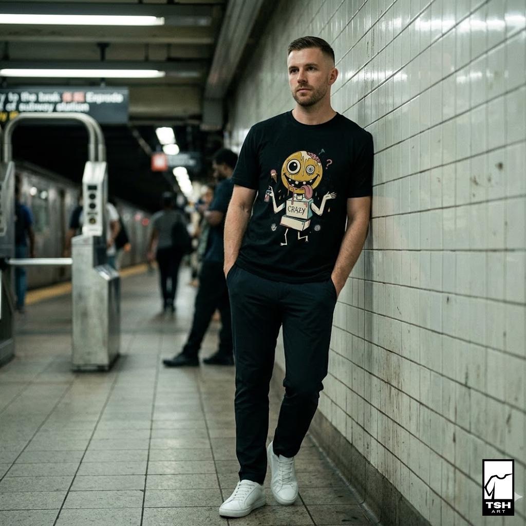 Drip Smiley Shirt | Weirdcore Streetwear Tee | Y2K Grunge T Shirt | Alt Aesthetic Graphic Tee | Crazy Smiley Shirt | Skater Gift
