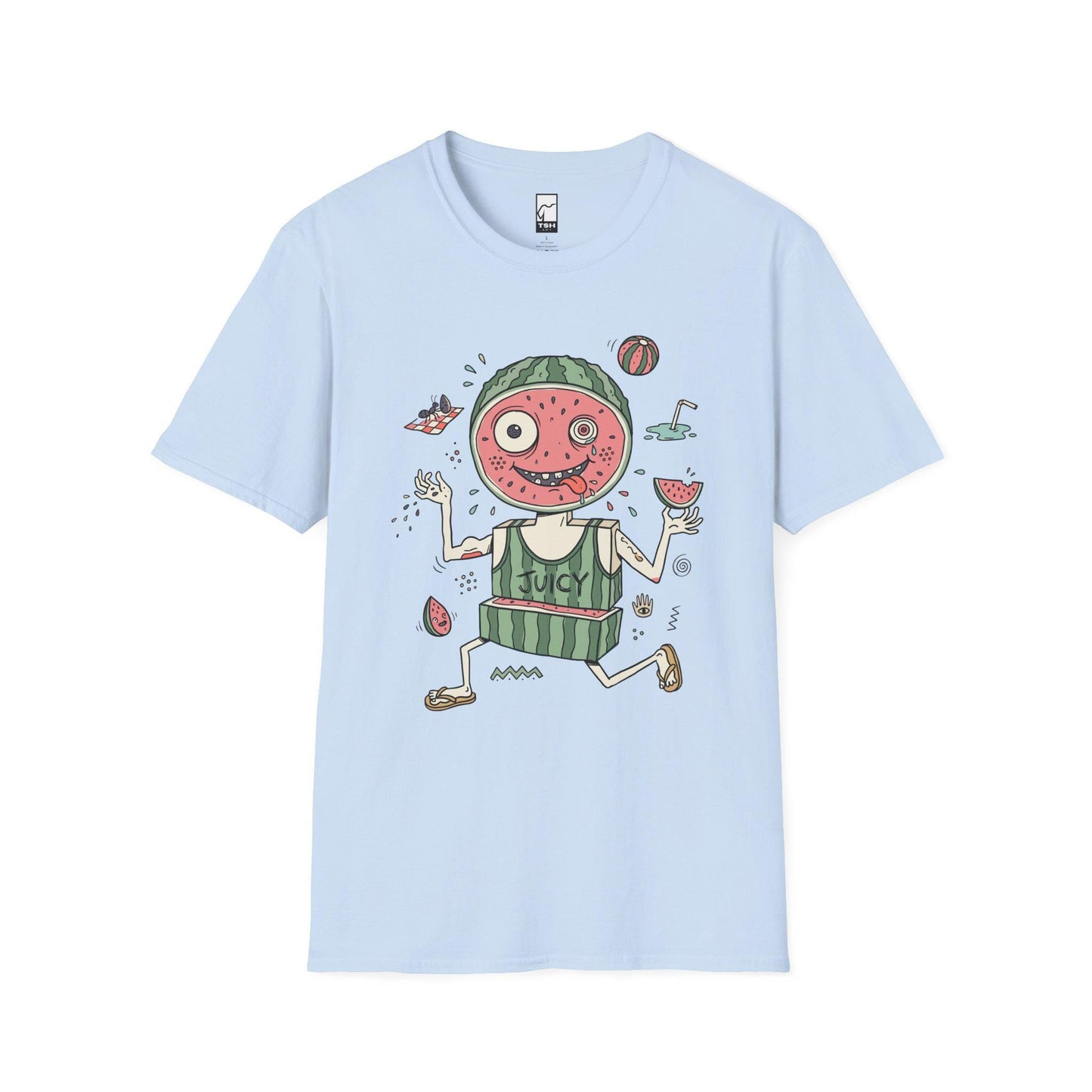Watermelon Shirt | Juicy Summer Tee | Funny Fruit T Shirt | Cute Watermelon Graphic Tee | Picnic Shirt | Fruit Lover Gift