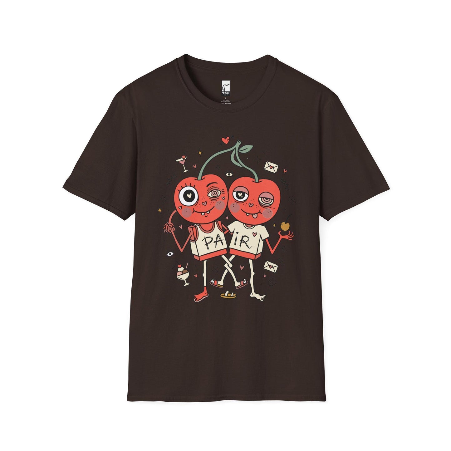 Cherry Shirt | Couple Matching Tee | Cute Fruit T Shirt | Valentine Graphic Tee | Anniversary Shirt | Couple Lover Gift