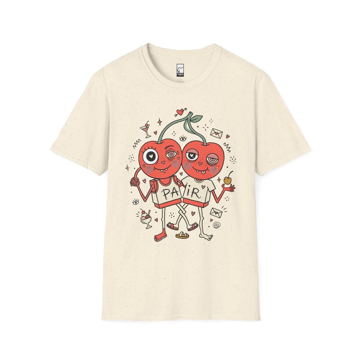 Cherry Shirt | Couple Matching Tee | Cute Fruit T Shirt | Valentine Graphic Tee | Anniversary Shirt | Couple Lover Gift