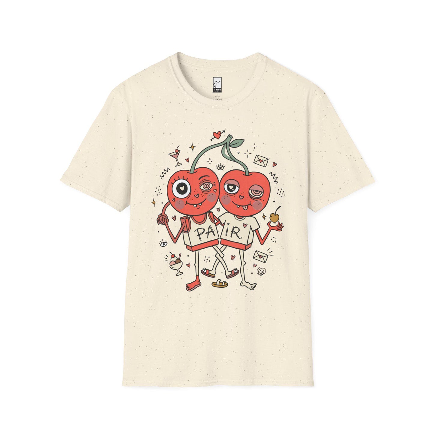 Cherry Shirt | Couple Matching Tee | Cute Fruit T Shirt | Valentine Graphic Tee | Anniversary Shirt | Couple Lover Gift