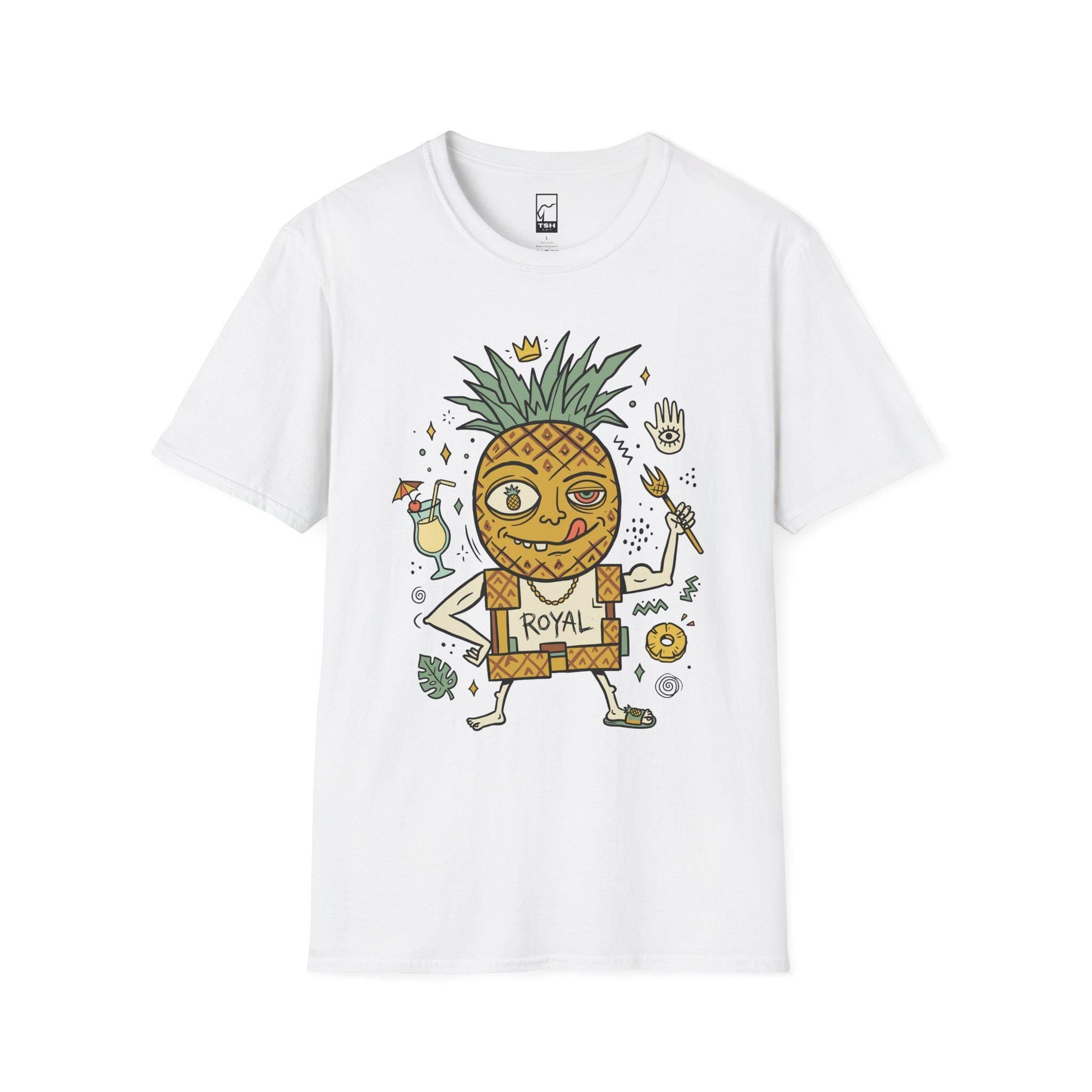 Pineapple Shirt | Tropical King Tee | Funny Hawaiian T Shirt | Tiki Graphic Tee | Summer Vibes Shirt | Fruit Lover Gift
