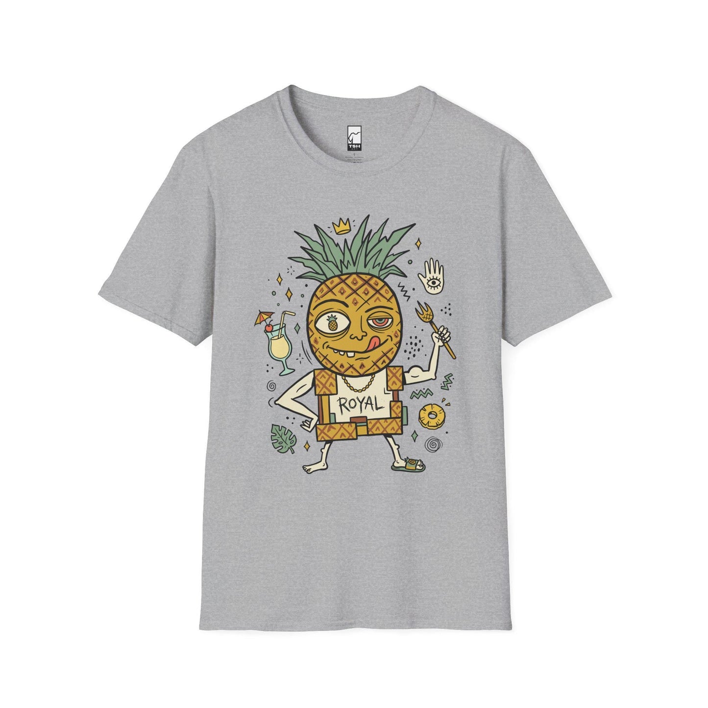 Pineapple Shirt | Tropical King Tee | Funny Hawaiian T Shirt | Tiki Graphic Tee | Summer Vibes Shirt | Fruit Lover Gift