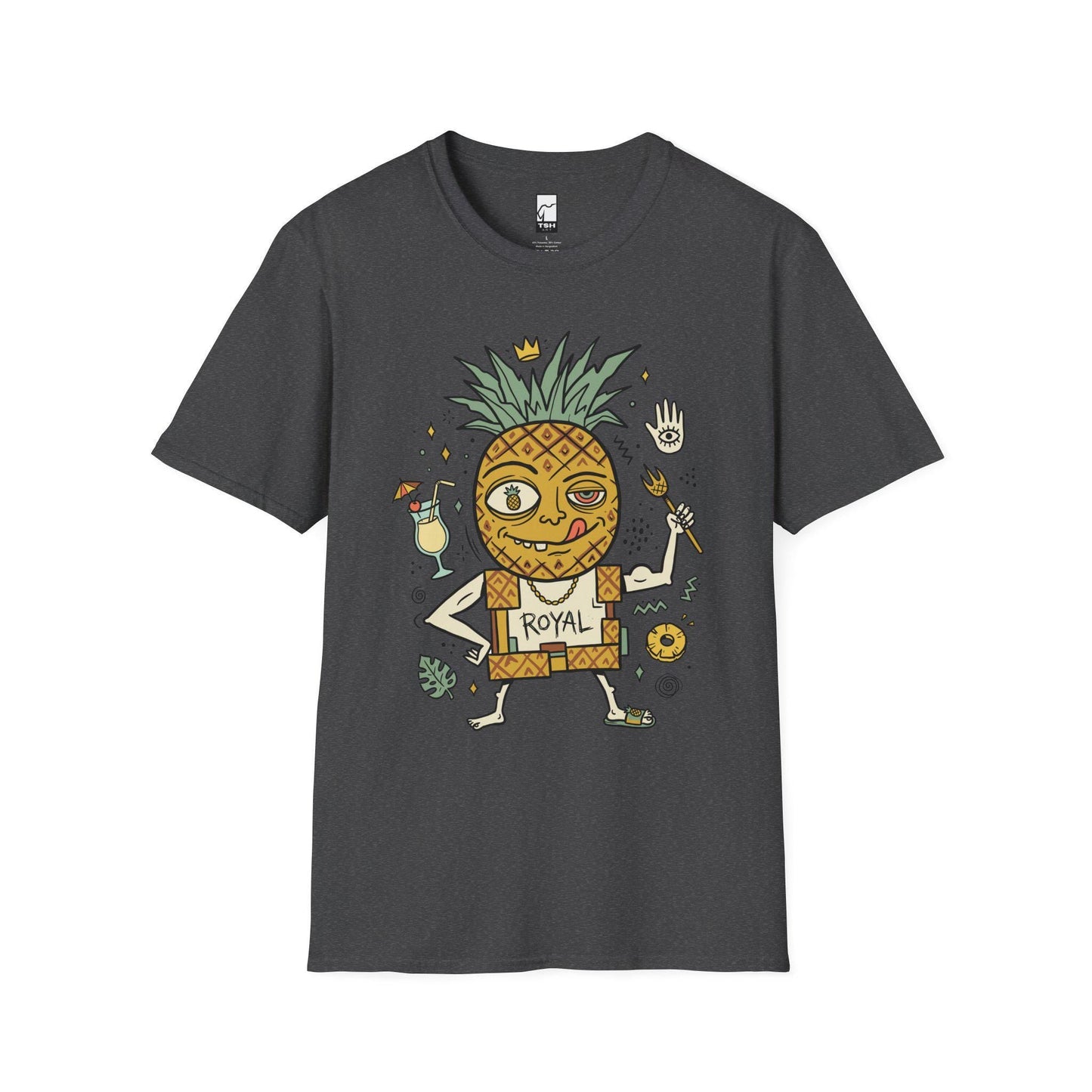 Pineapple Shirt | Tropical King Tee | Funny Hawaiian T Shirt | Tiki Graphic Tee | Summer Vibes Shirt | Fruit Lover Gift