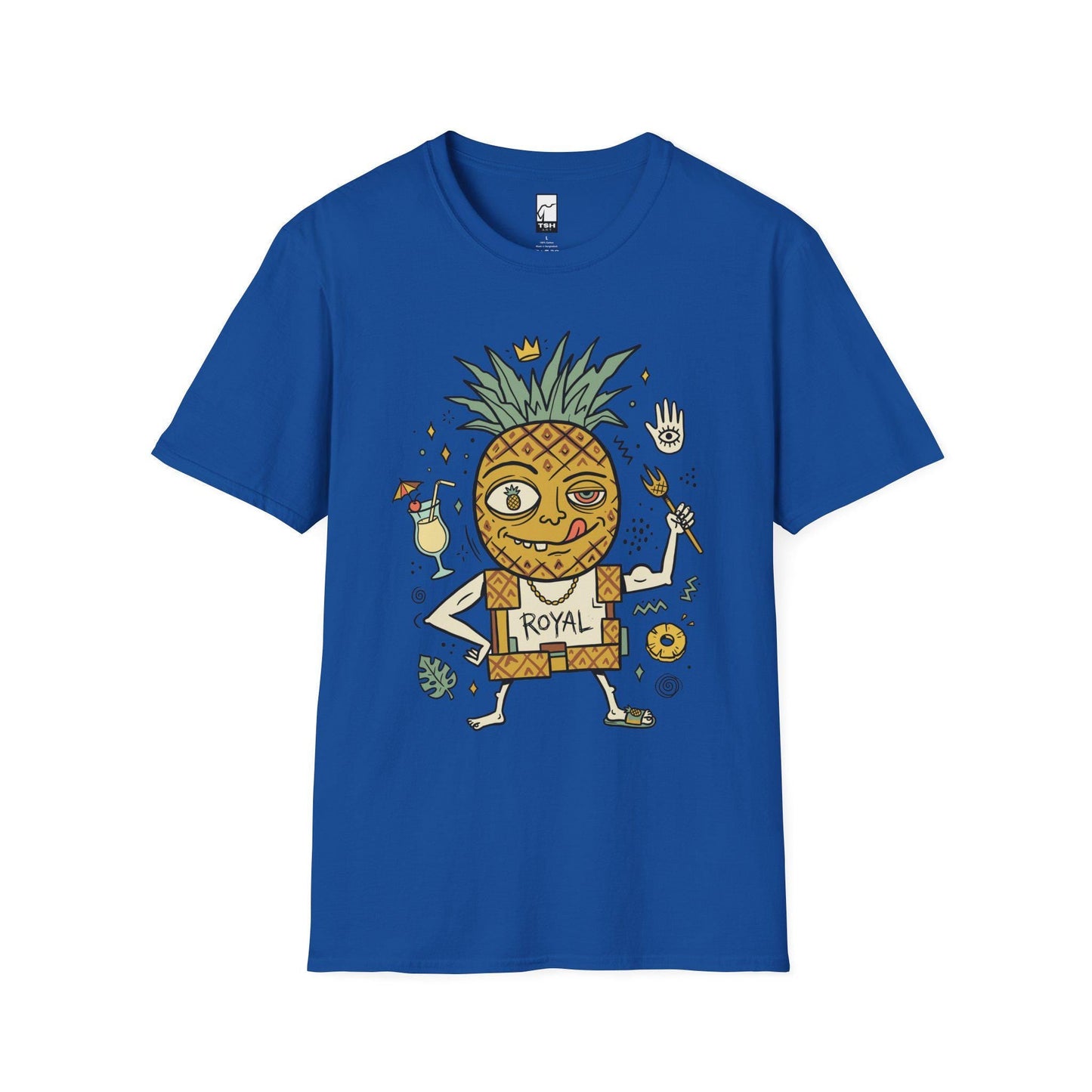 Pineapple Shirt | Tropical King Tee | Funny Hawaiian T Shirt | Tiki Graphic Tee | Summer Vibes Shirt | Fruit Lover Gift