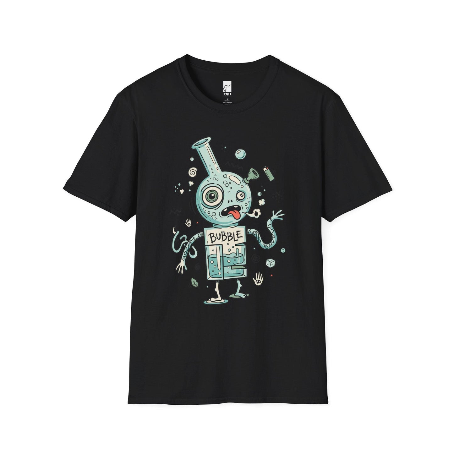 Stoner Shirt | Bubble 420 Tee | Funny Stoner T Shirt | Trippy Smoke Graphic Tee | High Vibes Shirt | Stoner Lover Gift