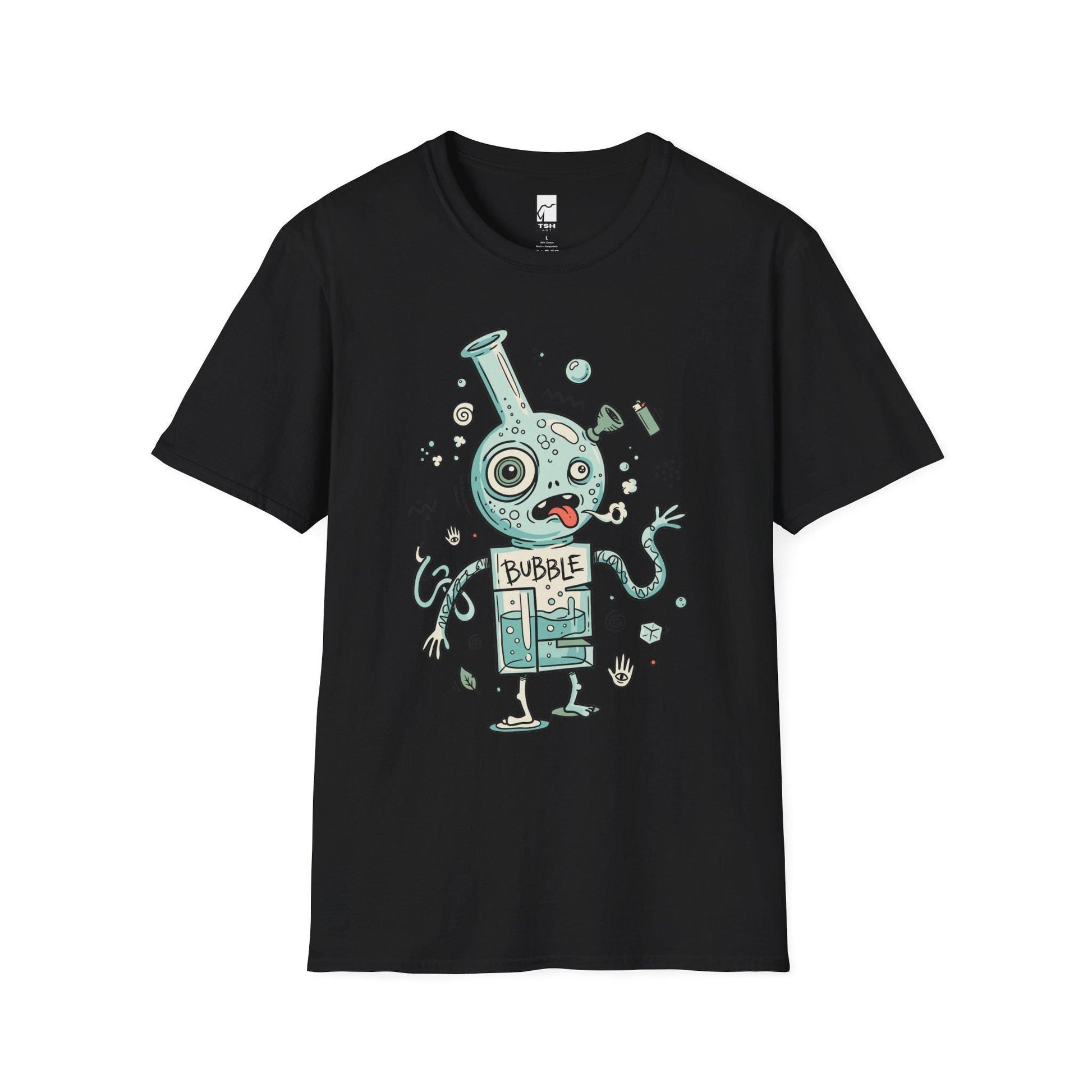 Stoner Shirt | Bubble 420 Tee | Funny Stoner T Shirt | Trippy Smoke Graphic Tee | High Vibes Shirt | Stoner Lover Gift