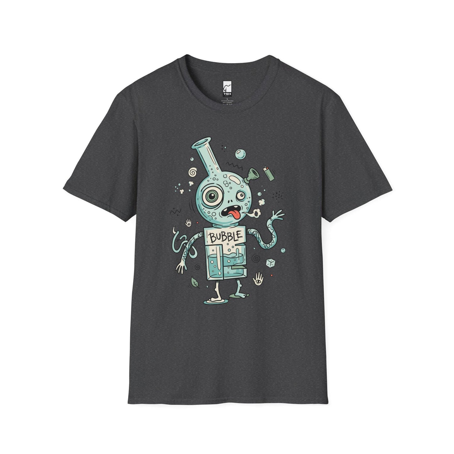 Stoner Shirt | Bubble 420 Tee | Funny Stoner T Shirt | Trippy Smoke Graphic Tee | High Vibes Shirt | Stoner Lover Gift