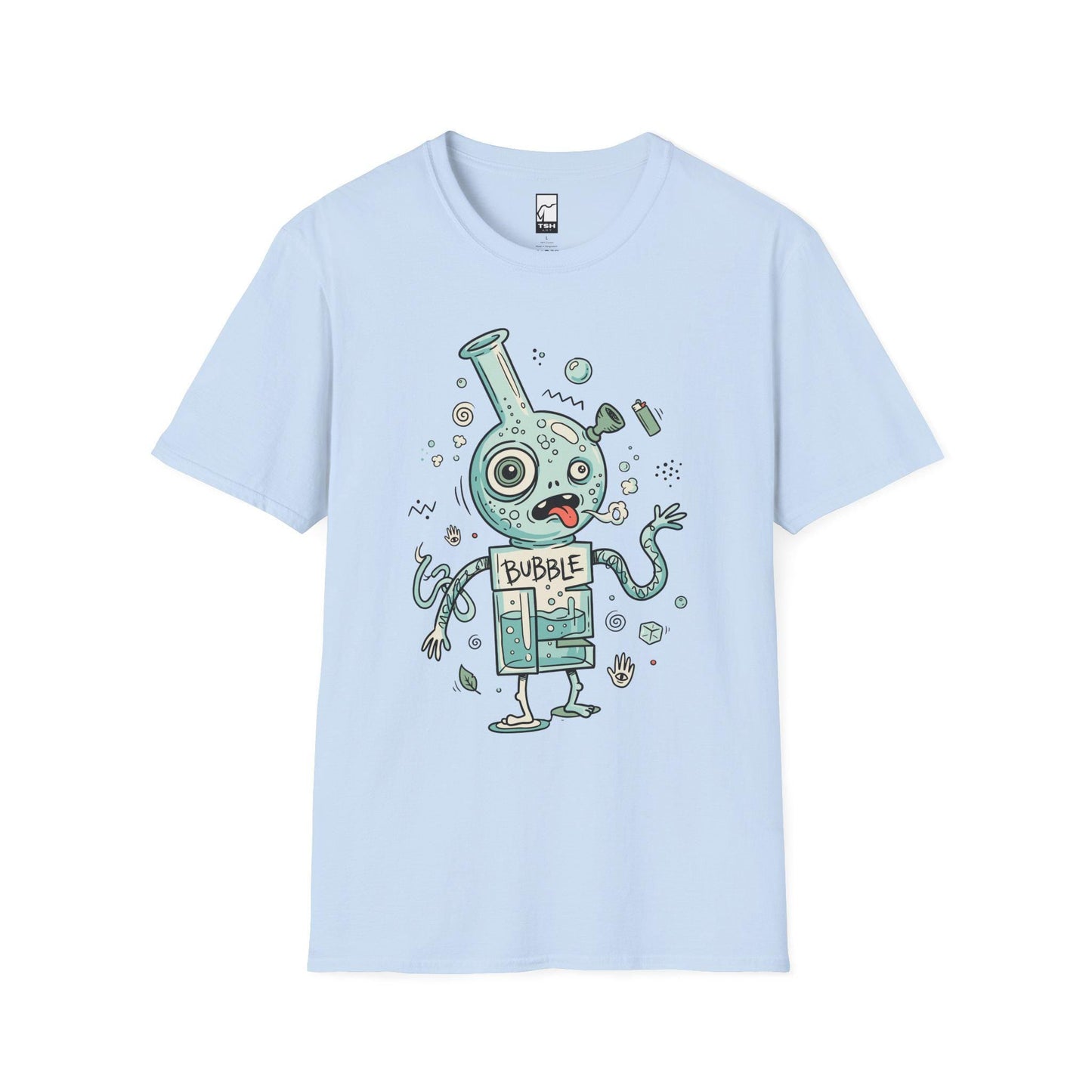 Stoner Shirt | Bubble 420 Tee | Funny Stoner T Shirt | Trippy Smoke Graphic Tee | High Vibes Shirt | Stoner Lover Gift