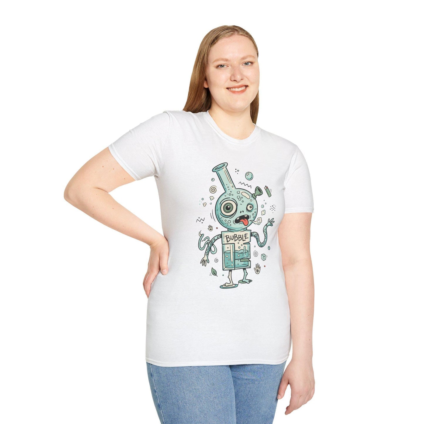 Stoner Shirt | Bubble 420 Tee | Funny Stoner T Shirt | Trippy Smoke Graphic Tee | High Vibes Shirt | Stoner Lover Gift