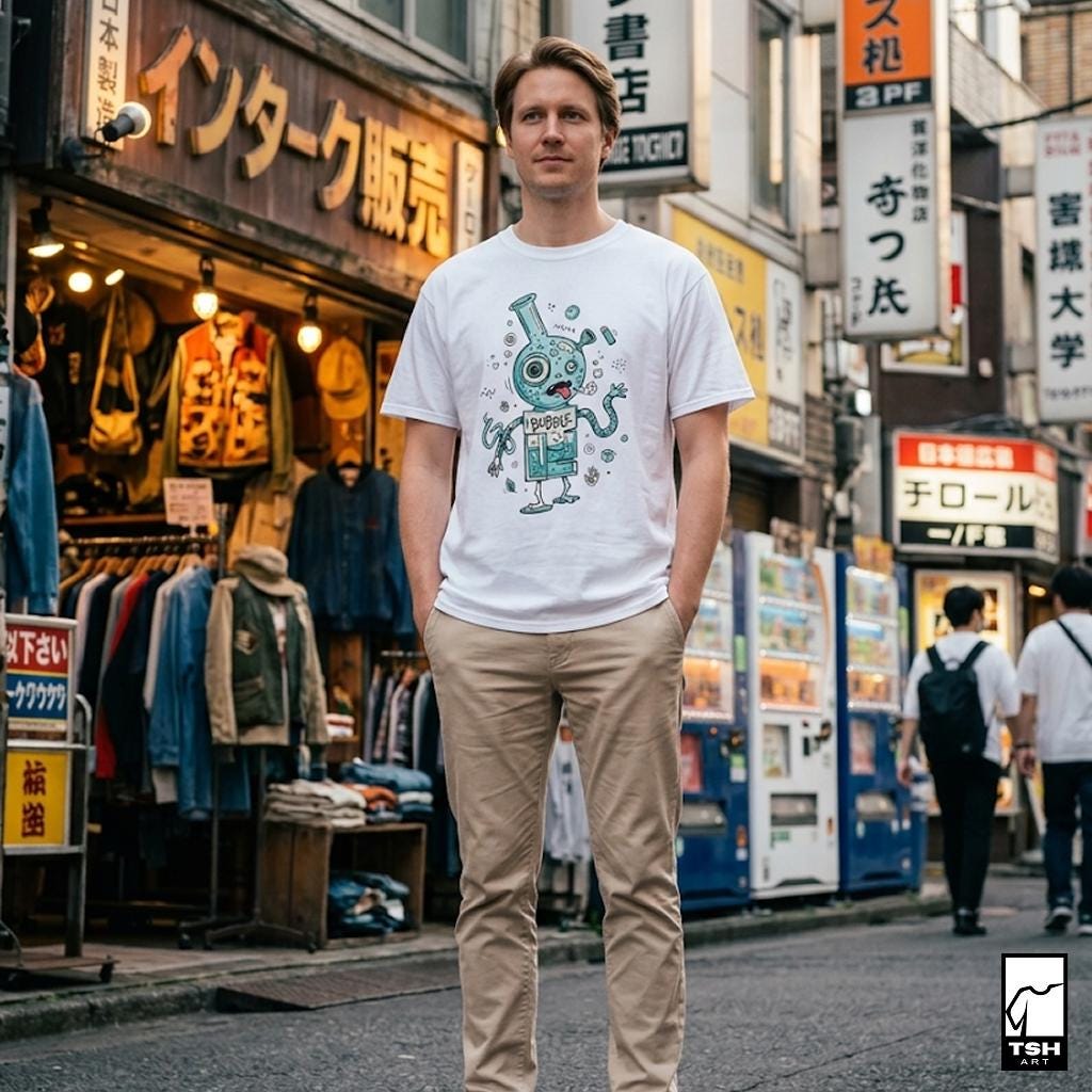 Stoner Shirt | Bubble 420 Tee | Funny Stoner T Shirt | Trippy Smoke Graphic Tee | High Vibes Shirt | Stoner Lover Gift