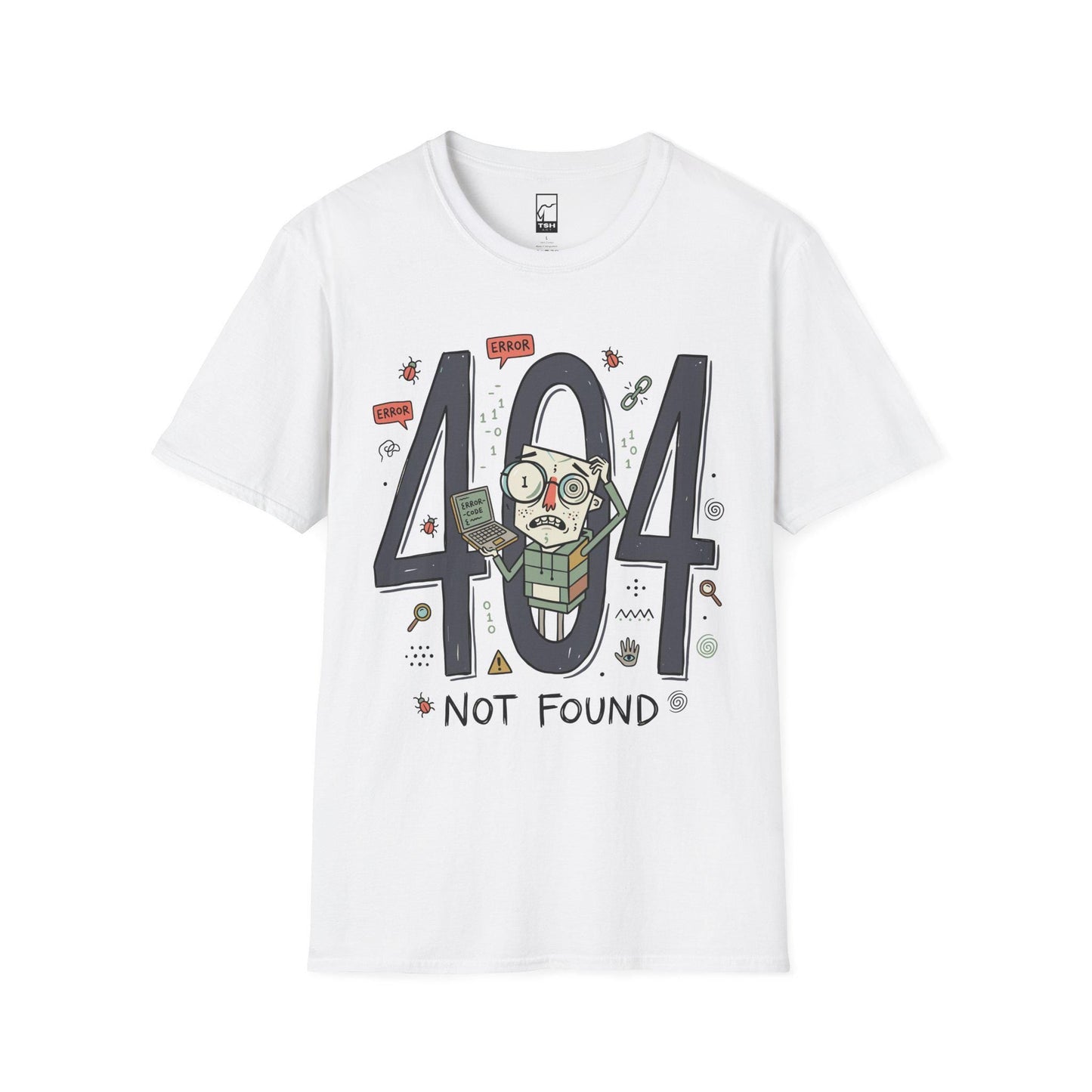 404 Not Found Shirt | Funny Programmer Tee | Developer Error T Shirt | Coding Humor Graphic Tee | Software Engineer Shirt | Coder Gift