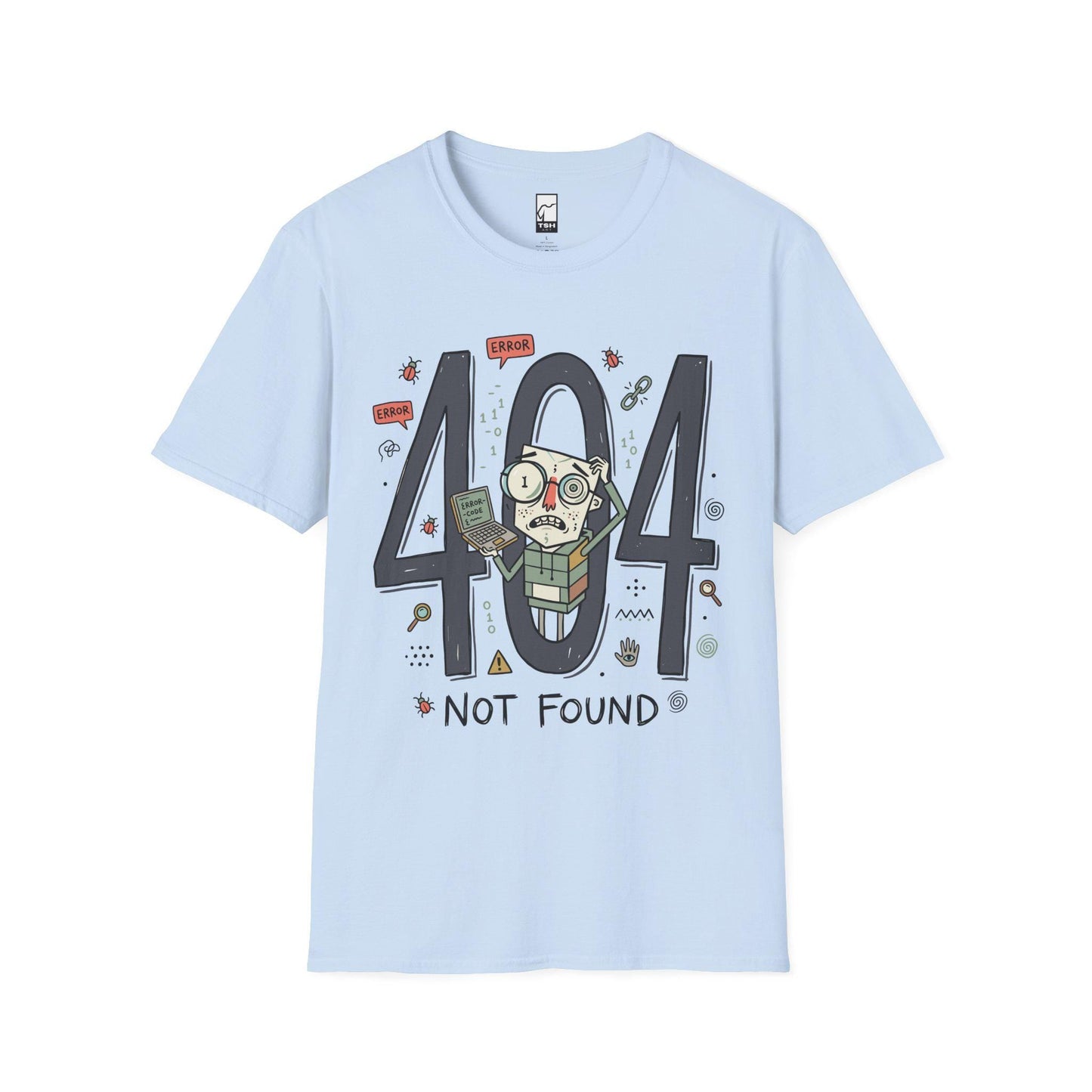 404 Not Found Shirt | Funny Programmer Tee | Developer Error T Shirt | Coding Humor Graphic Tee | Software Engineer Shirt | Coder Gift