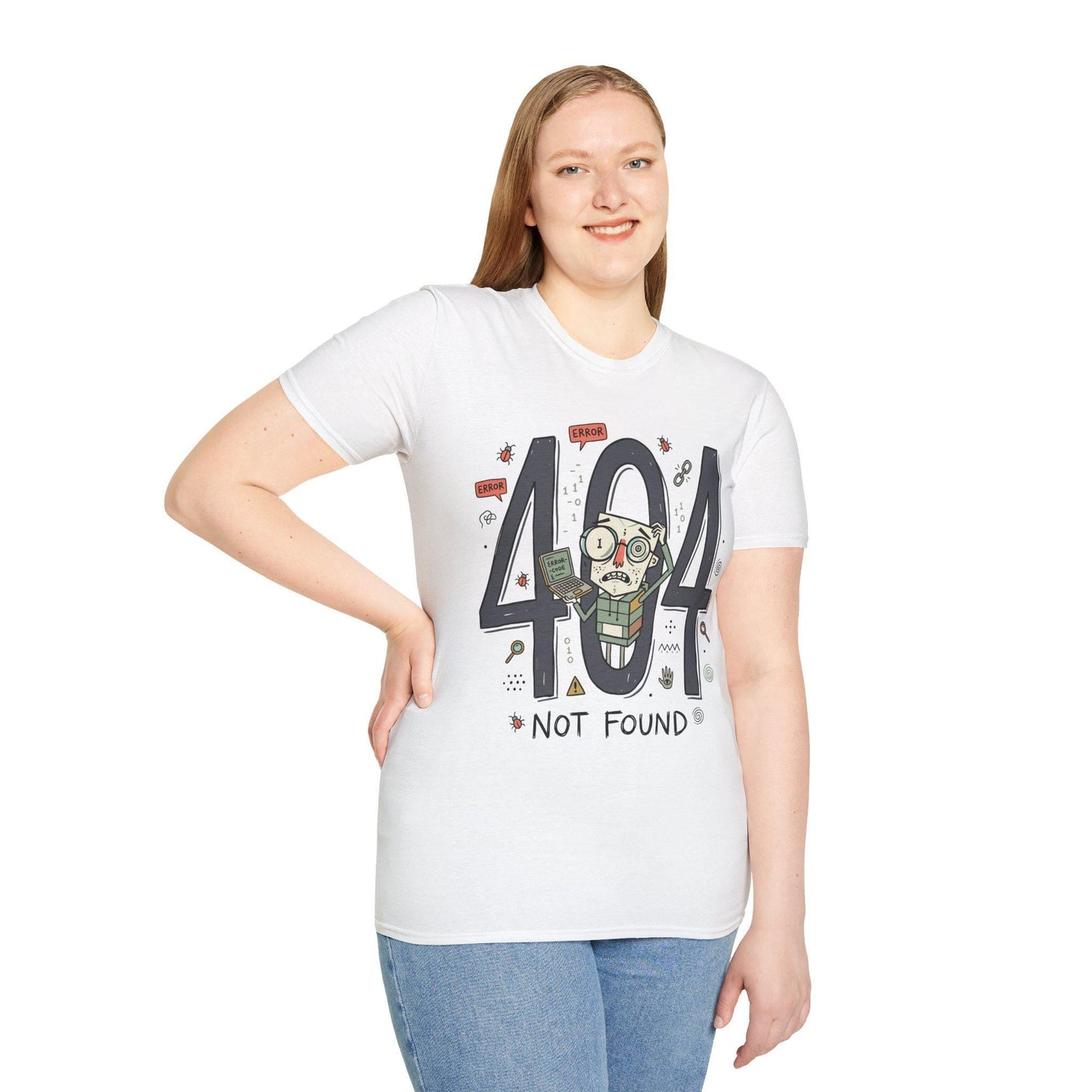 404 Not Found Shirt | Funny Programmer Tee | Developer Error T Shirt | Coding Humor Graphic Tee | Software Engineer Shirt | Coder Gift